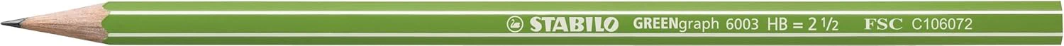 Milieuvriendelijk grafietpotlood - STABILO GREENgraph - 3 stuks - hardheid HB - Image 4