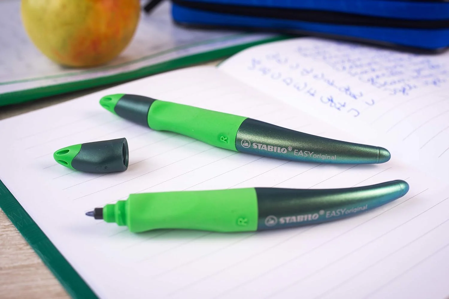 STABILO - Ergonomische rollerball pen voor rechtshandigen - EASYoriginal Holograph Edition - Navulbaar - Groen - Image 3