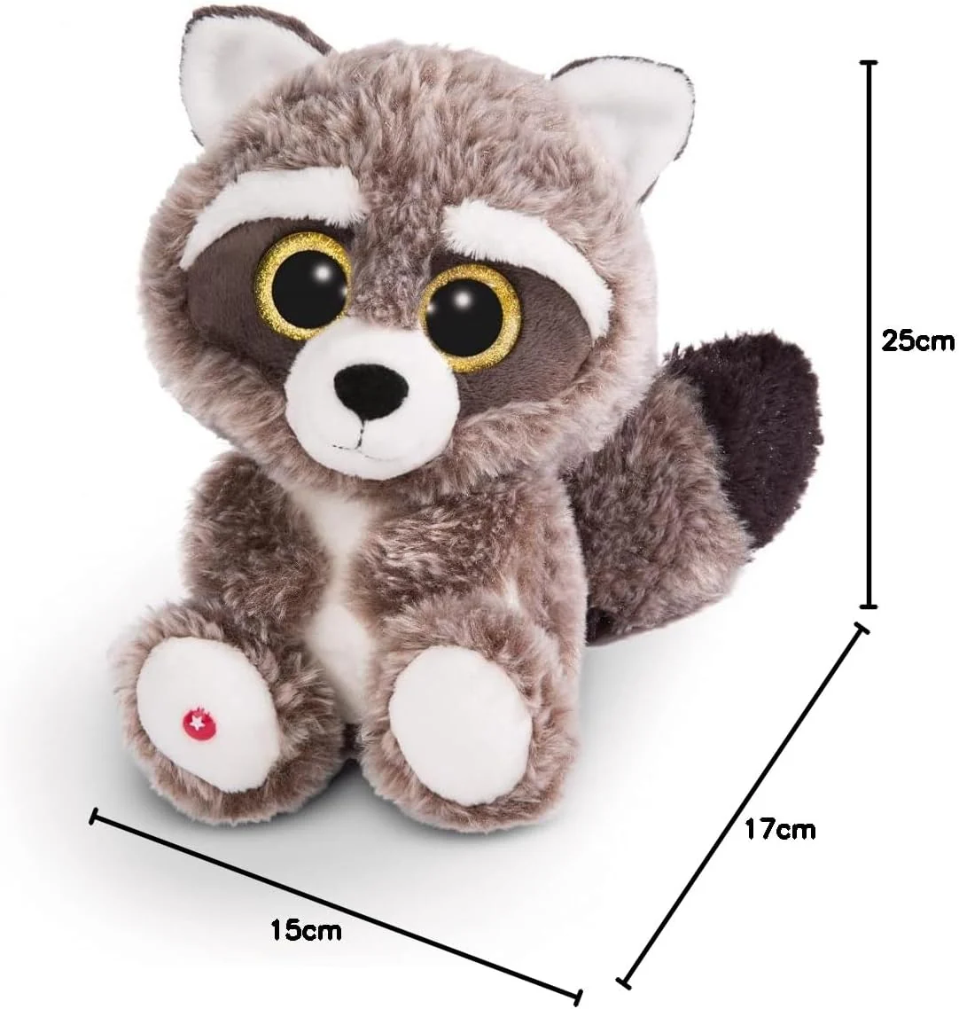 NICI 45569 GLUBSCHIS Cuddly Toy Racoon Clooney 25cm - Image 3