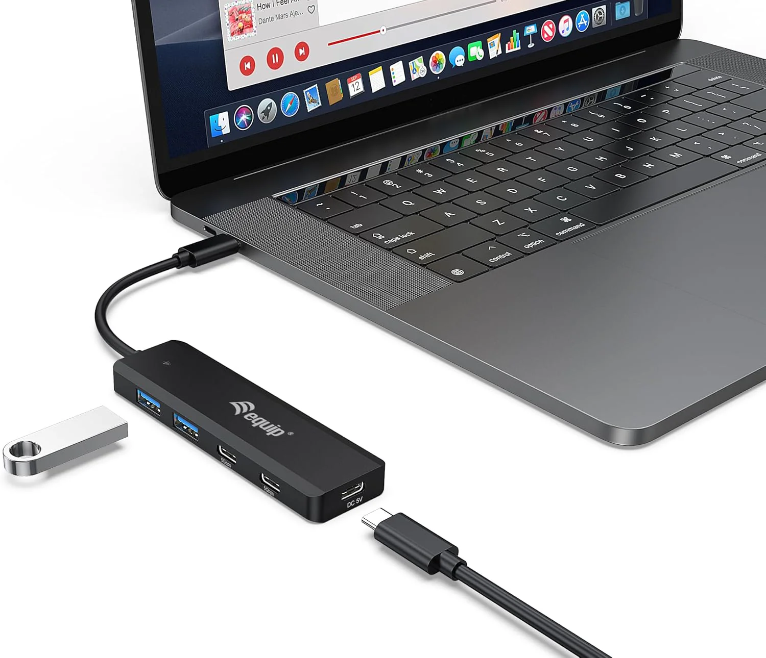 Equip 128964 USB-C 4-Port USB 3.2 Gen 1 Hub, USB-C x 2, USB-A x 2 - Image 3
