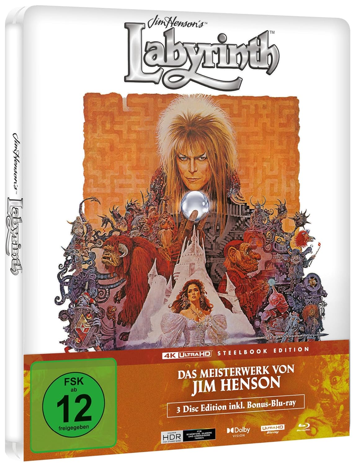 Die Reise ins Labyrinth (Steelbook, 4K-UHD+2 Blu-rays - Image 3