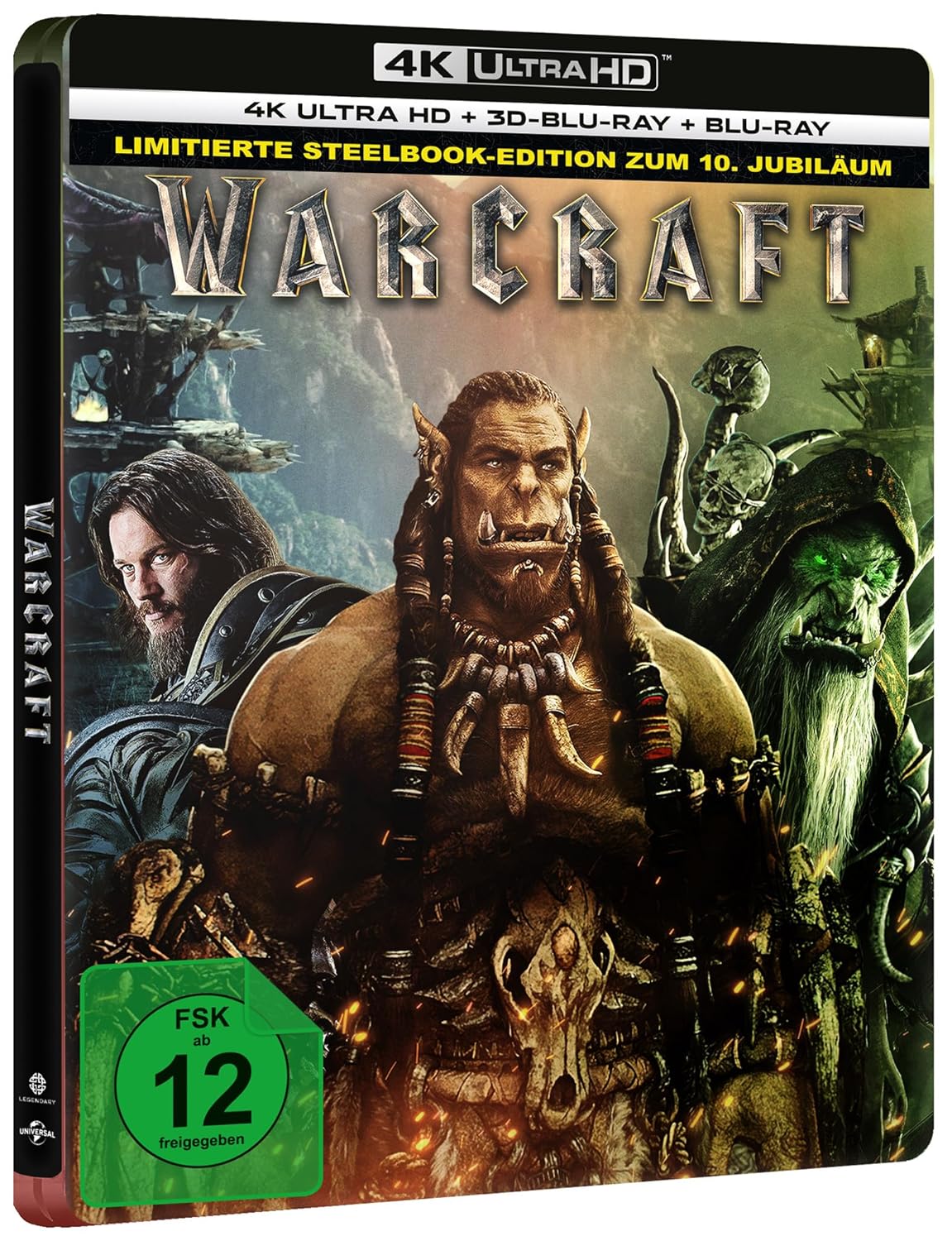 Warcraft: The Beginning (Steelbook, 4K-UHD+Blu-ray+3D-Blu-ray - Image 3
