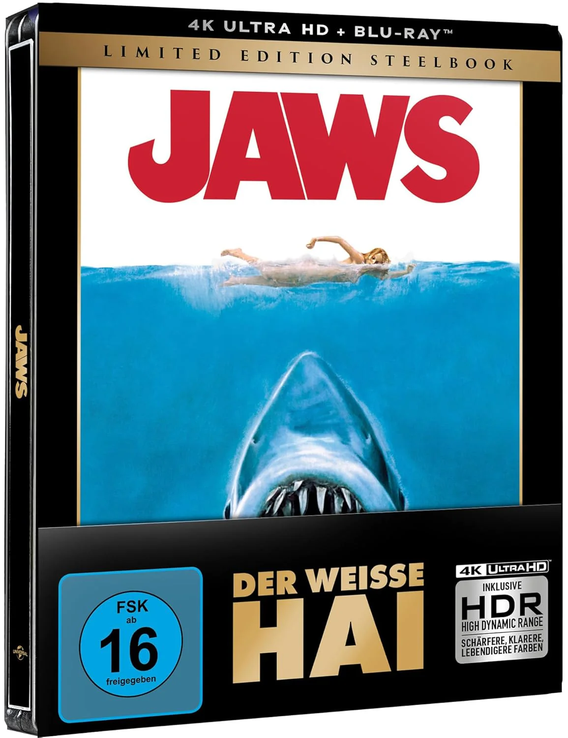 Der weiße Hai (Steelbook, 4K-UHD+2 Blu-rays - Image 2