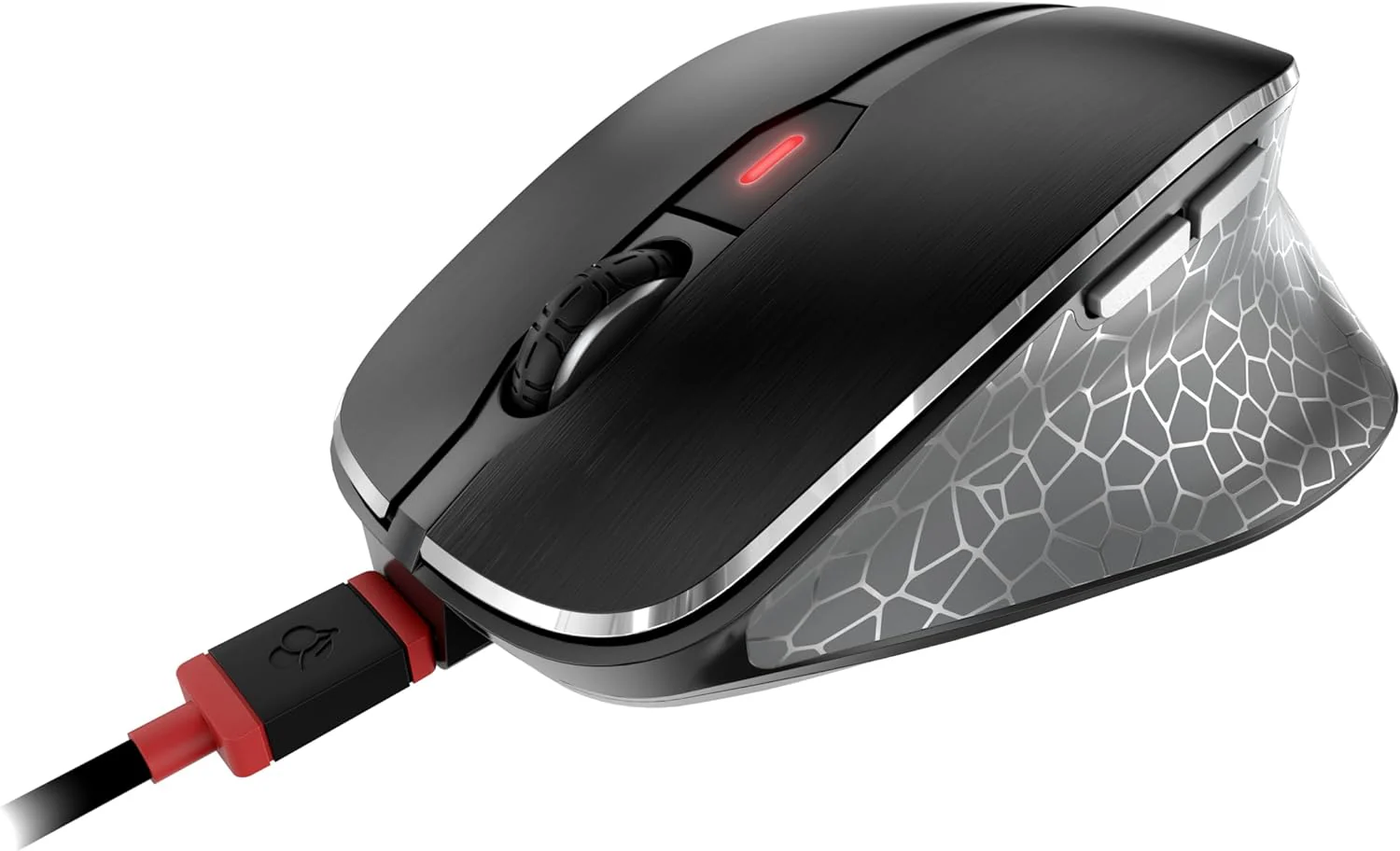 CHERRY MW 8C ERGO, wireless and rechargeable mouse, ergonomic right-handed mouse, Bluetooth® or radio connection, AES-128 encrypted, high-precision sensor - Image 5