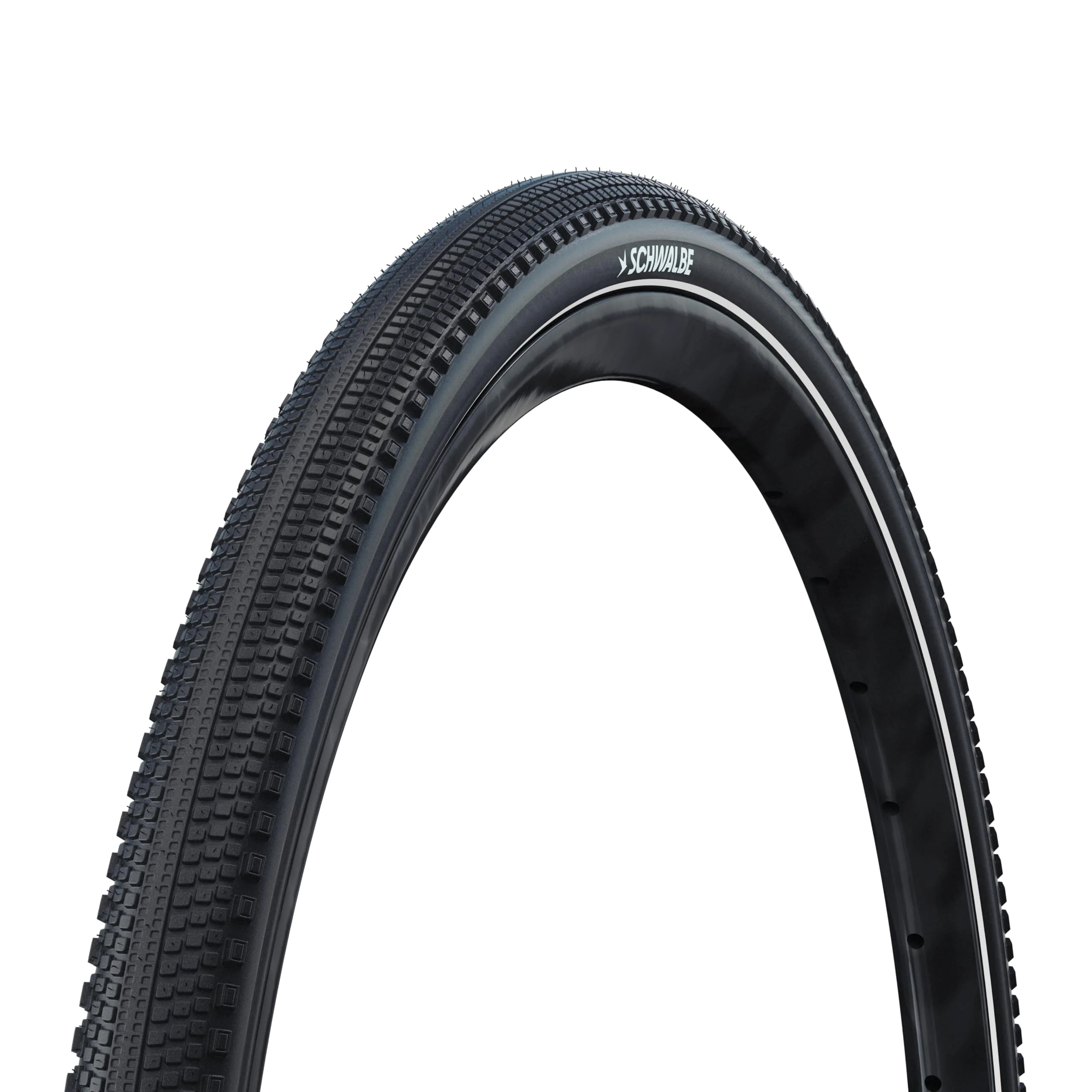 Schwalbe G-One Comp Plus - Pneumatico per bicicletta da 28", con protezione antiforatura PunctureGuard, strisce riflettenti e composte, colore: verde