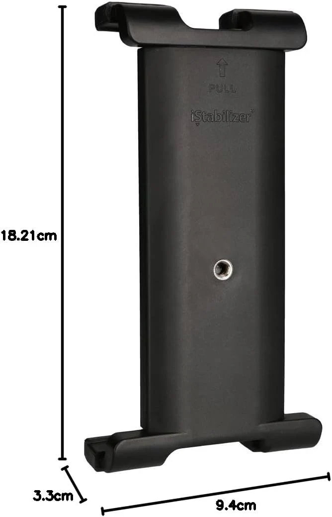 Rollei 22640Tablethouder - universele houder voor uw tablet met 1/4 inch schroefdraad aan de achterkant, geschikt voor tablets tot 24 cm breedte - zwart,9,4 x 3,3 x 18,21 cm; 117,93 gram - Image 2