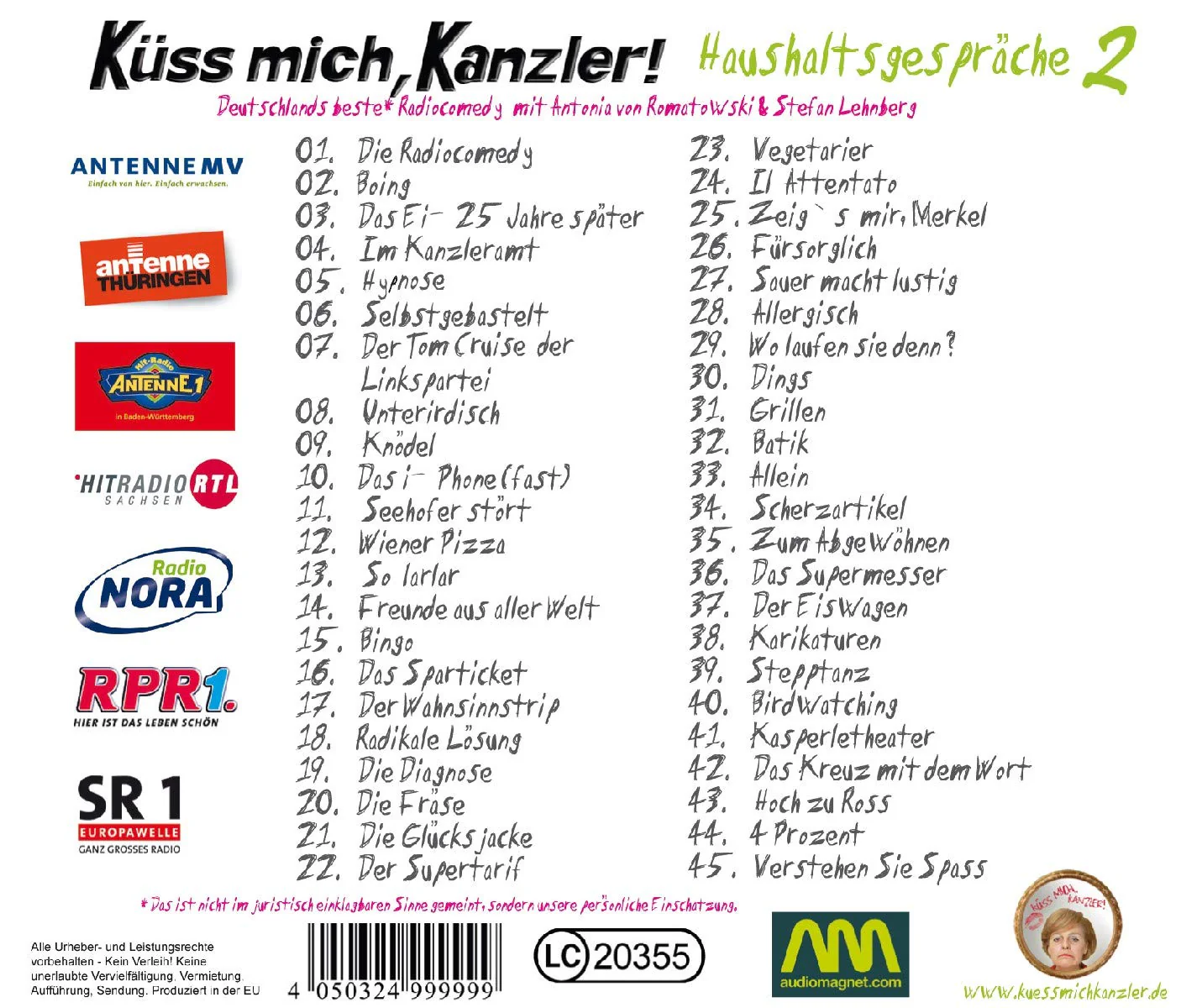 Küss Mich, Kanzler!Haushaltsgespräche 2 - Image 2