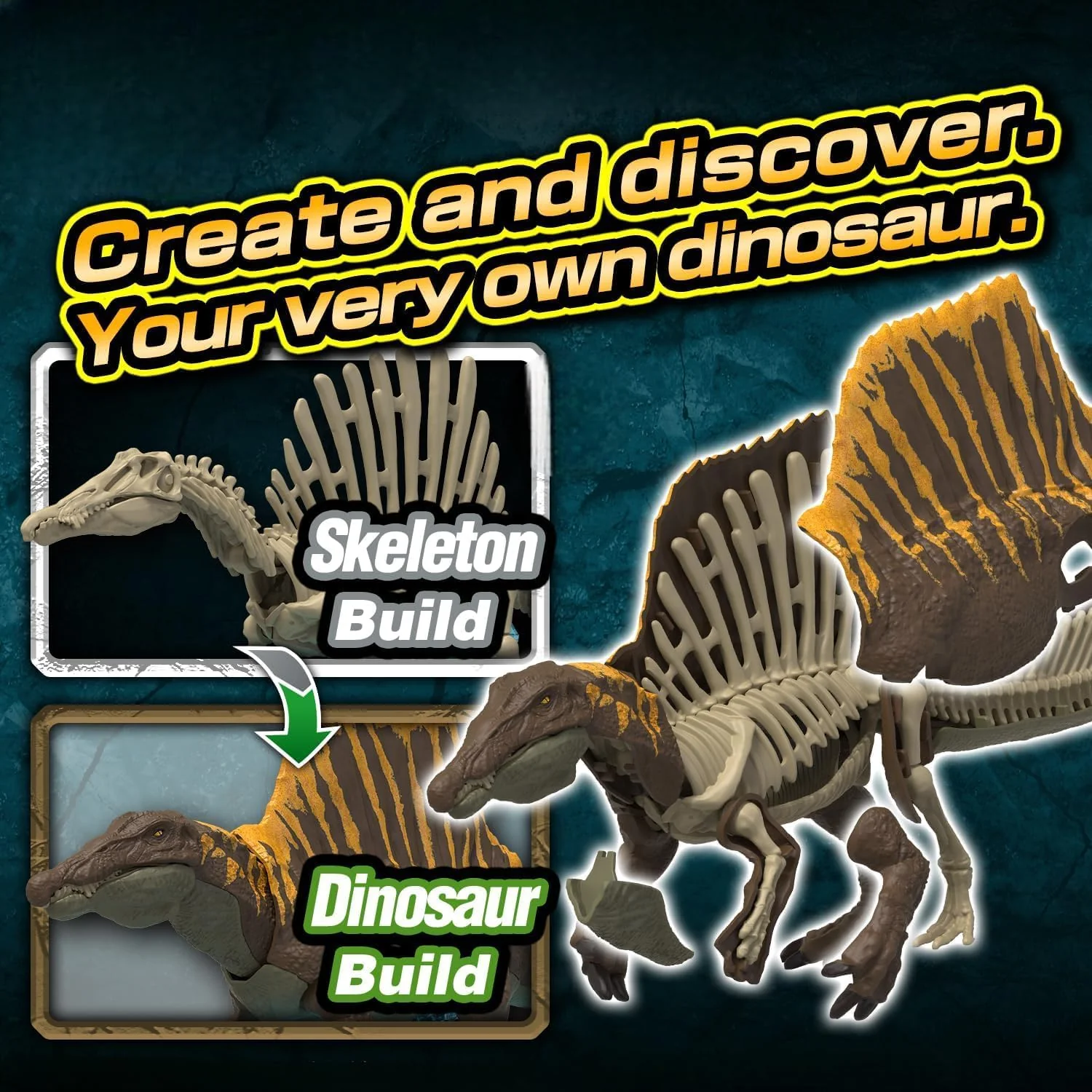 BANDAI Hobby - Jurassic World - Spinosaurus - Jurassic Collaboration Plannosaurus Dinosaurier Modellbausatz - Image 2