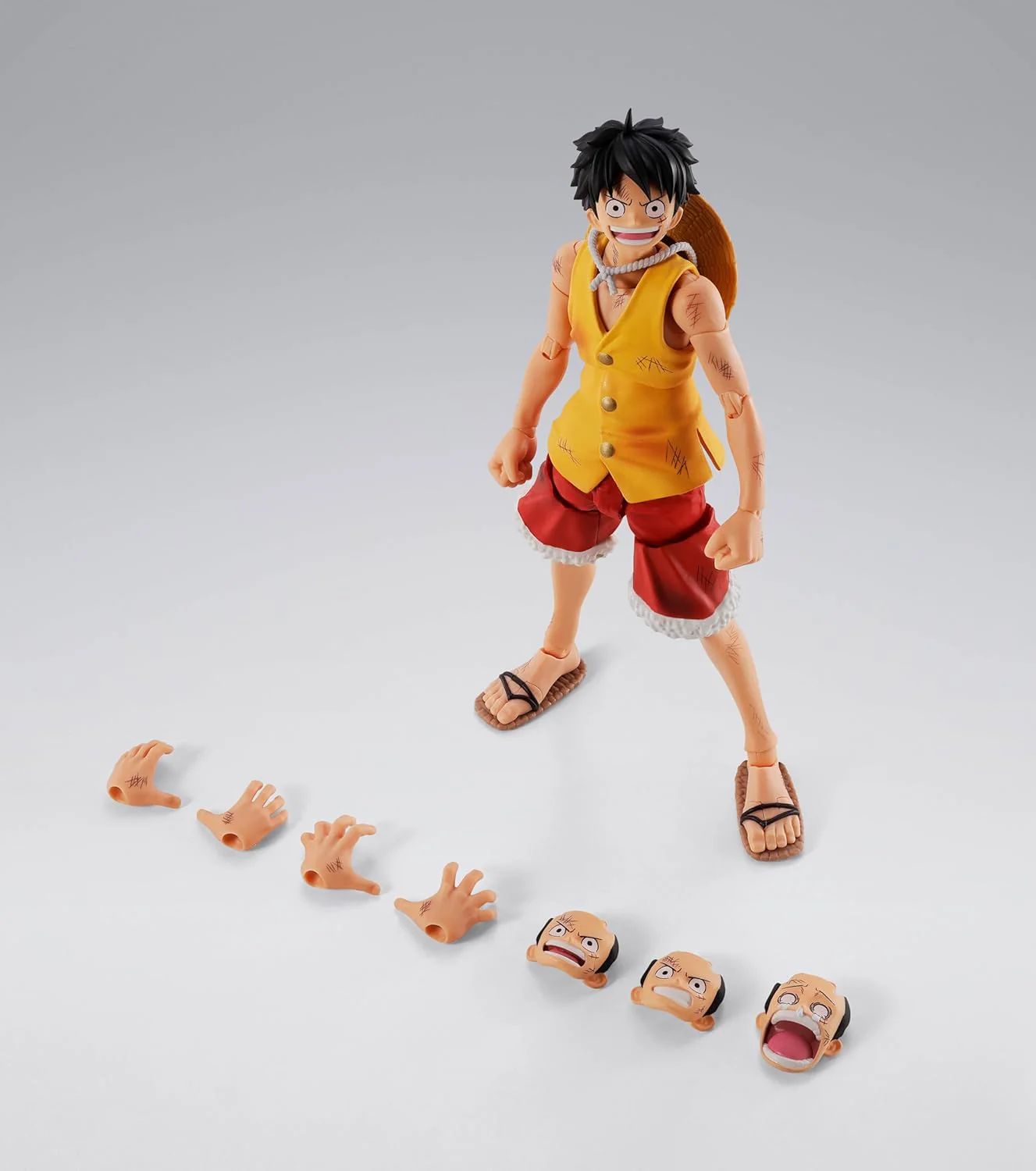 One Piece S.H.Figuarts Action Figure Monkey D. Luffy Marineford 15 cm - Image 3