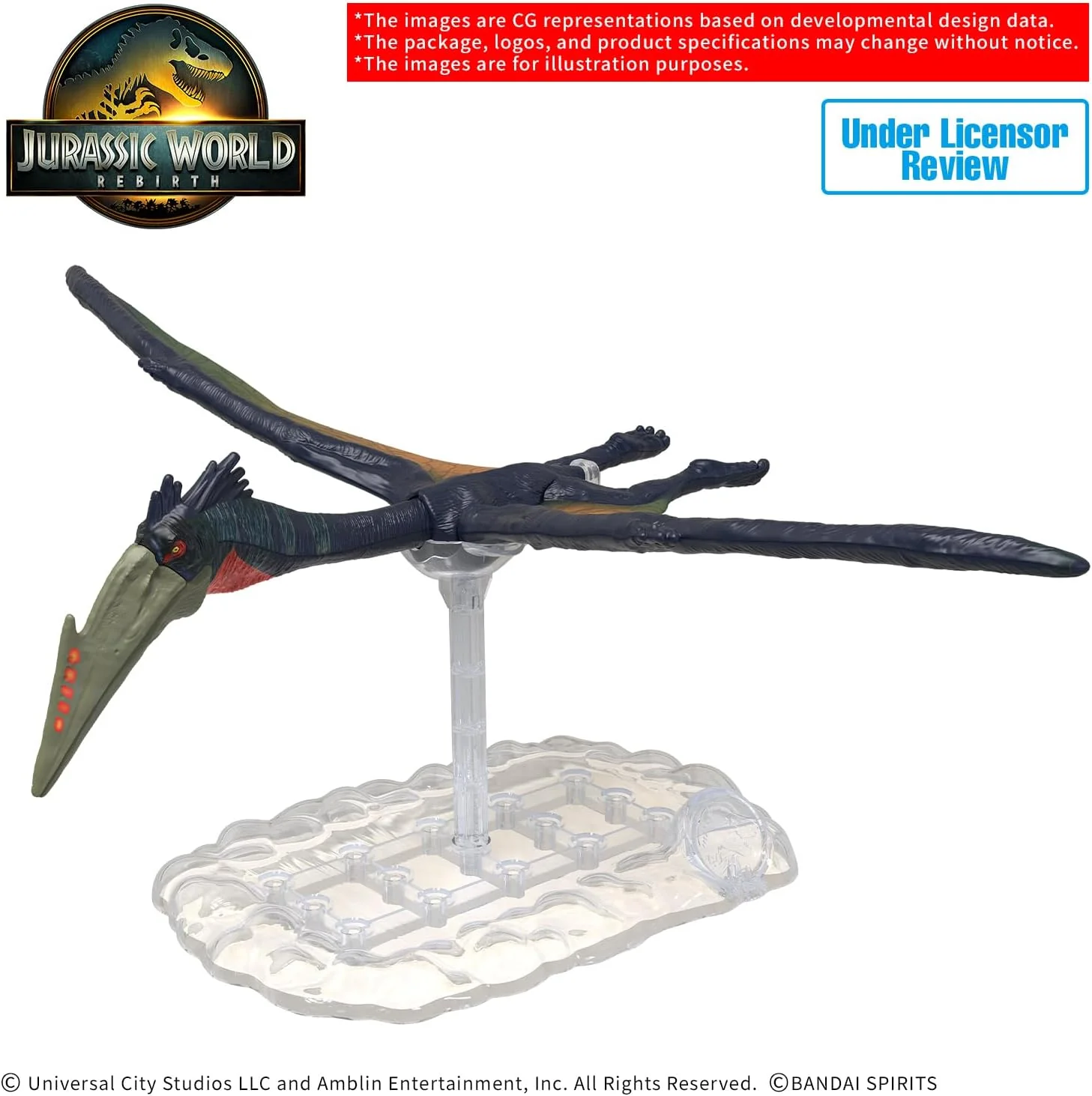 Bandai Hobby | Plannosaurus Jurassic World Quetzalcoatlus Model Kit | Official Bandai Dinosaur Figure | Easy Snap‑Fit Assembly, No Glue or Paint Required - Image 5