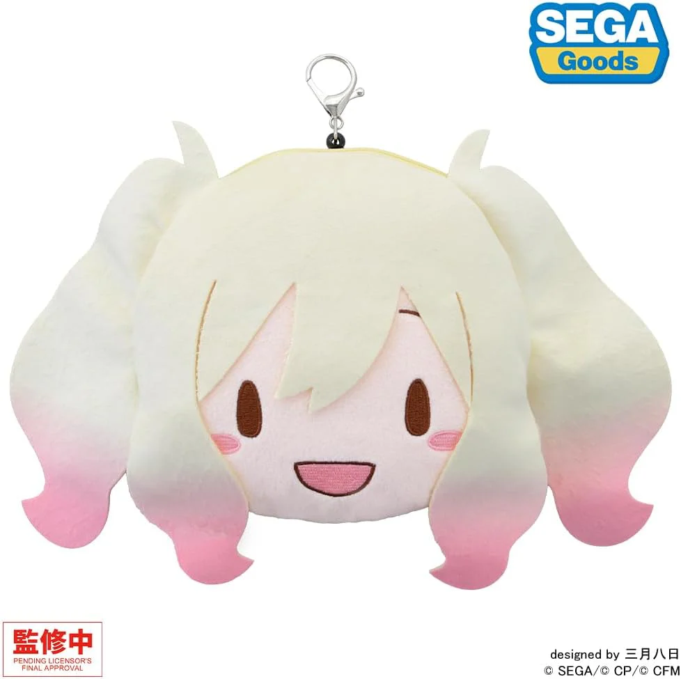 Project Sekai Colourful Stage. Feat. Hatsune Miku Fluffy Face Pouch with Reel Tenma, Saki - Image 3