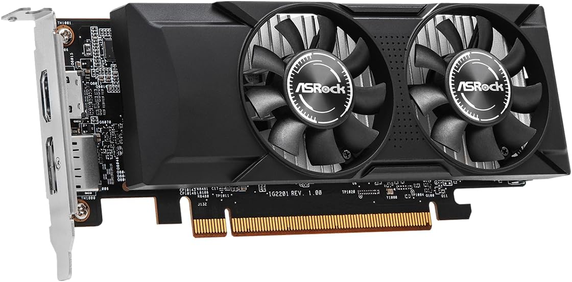 Asrock Intel Arc A310 Low Profile 4Gb Gddr6 Graphics Card, 2000 Mhz Base Clock, Dual Fan, 1X Displayports / 1X Hdmi Port - Image 3