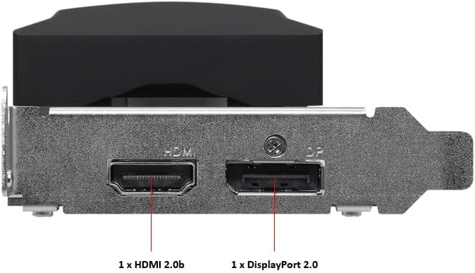Asrock Intel Arc A310 Low Profile 4Gb Gddr6 Graphics Card, 2000 Mhz Base Clock, Dual Fan, 1X Displayports / 1X Hdmi Port - Image 4