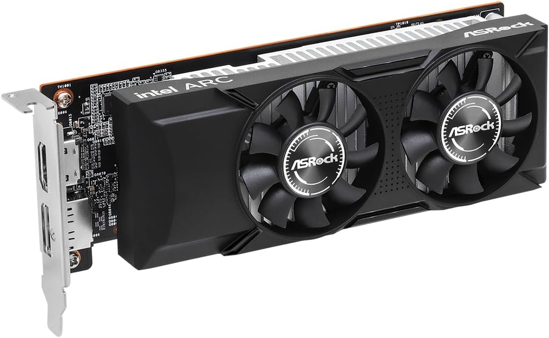 Asrock Intel Arc A310 Low Profile 4Gb Gddr6 Graphics Card, 2000 Mhz Base Clock, Dual Fan, 1X Displayports / 1X Hdmi Port - Image 6