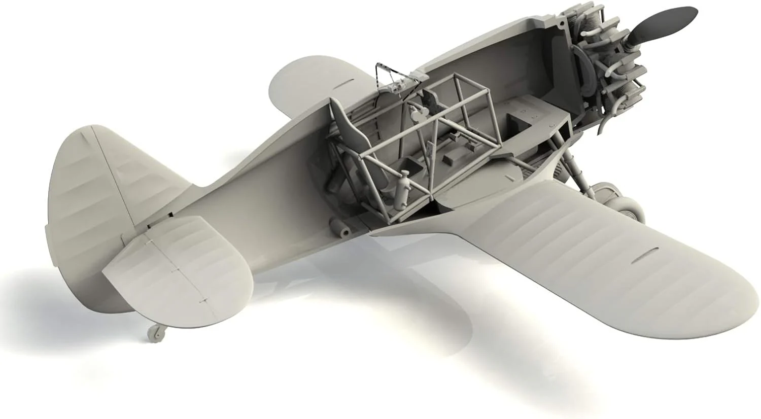 ICM ICM48099 1:48-I-153, Guomindang AF Fighter, Multicolore - Image 6