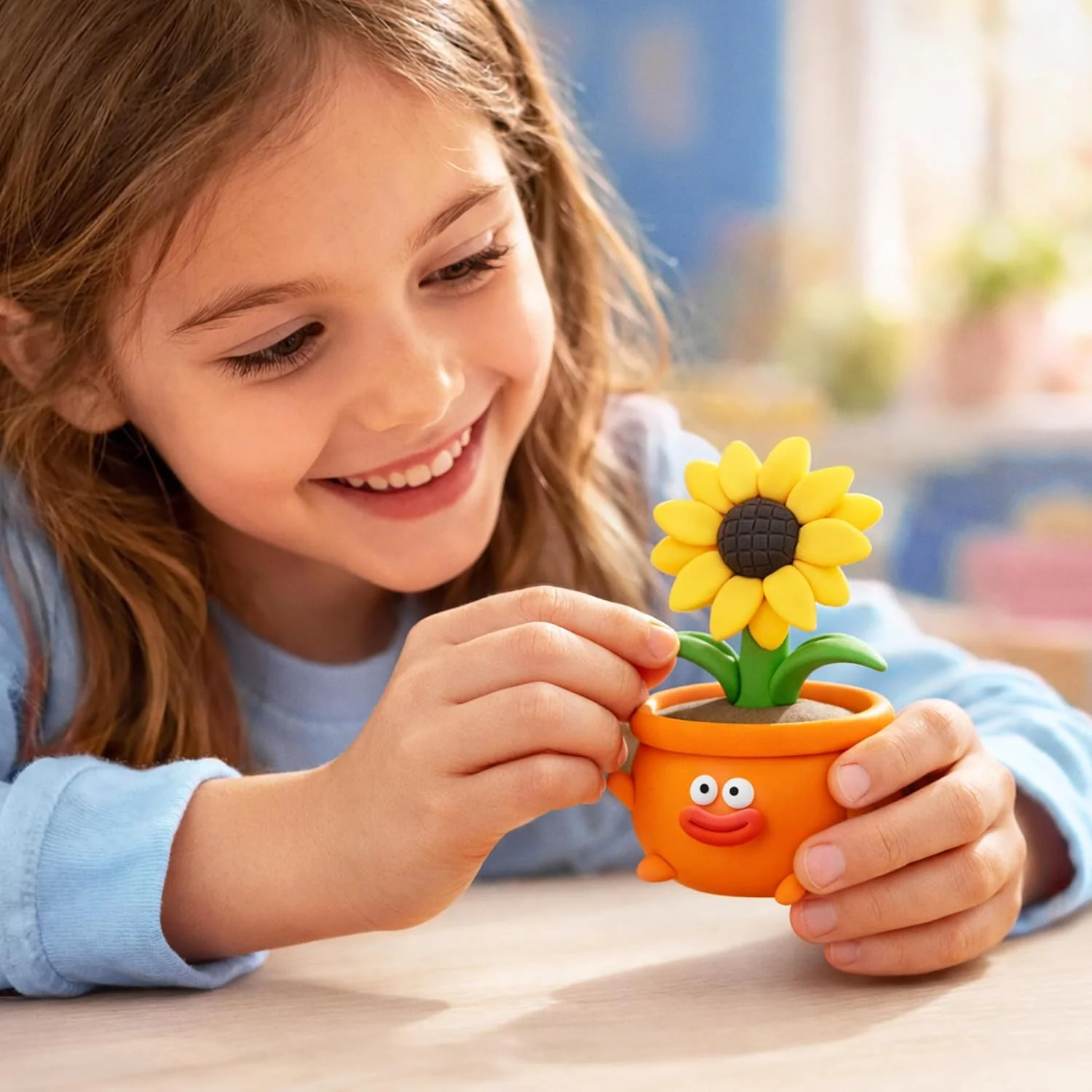 HEY CLAY Plant Friends Set – 15 Cans Air Dry Modeling Clay Kit for Kids with Free App – 3D Step-by-Step Instructions – Creative Arts and Crafts Sculpting Toy, DIY Gift for Boys & Girls Ages 8+ - Image 4