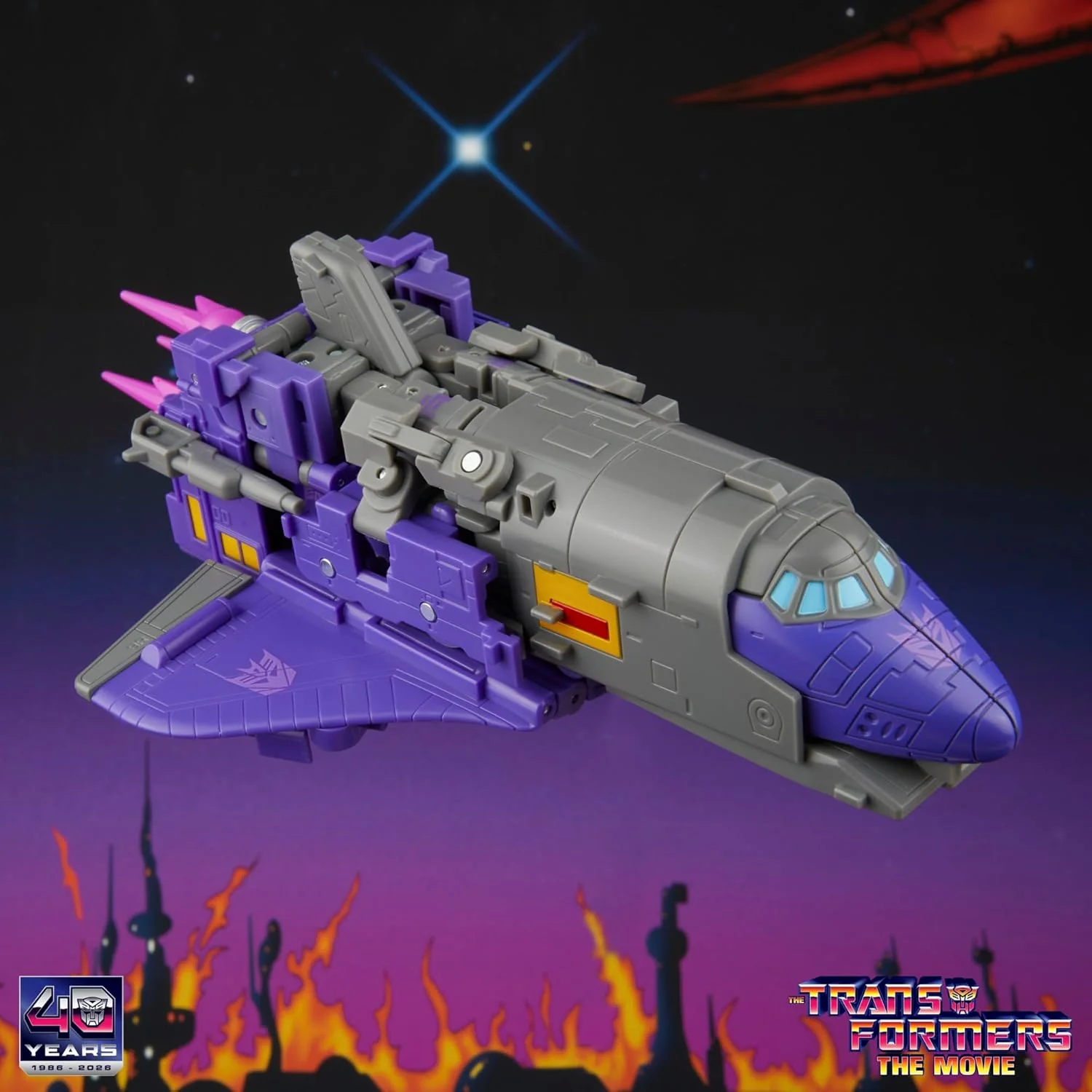 Transformers Studio Series Leader Class, action figure convertibile di Astrotrain da 17 cm, ispirata al film "Transformers: The Movie", giocattoli di robot per bambini e bambine dagli 8 anni in su - Image 3