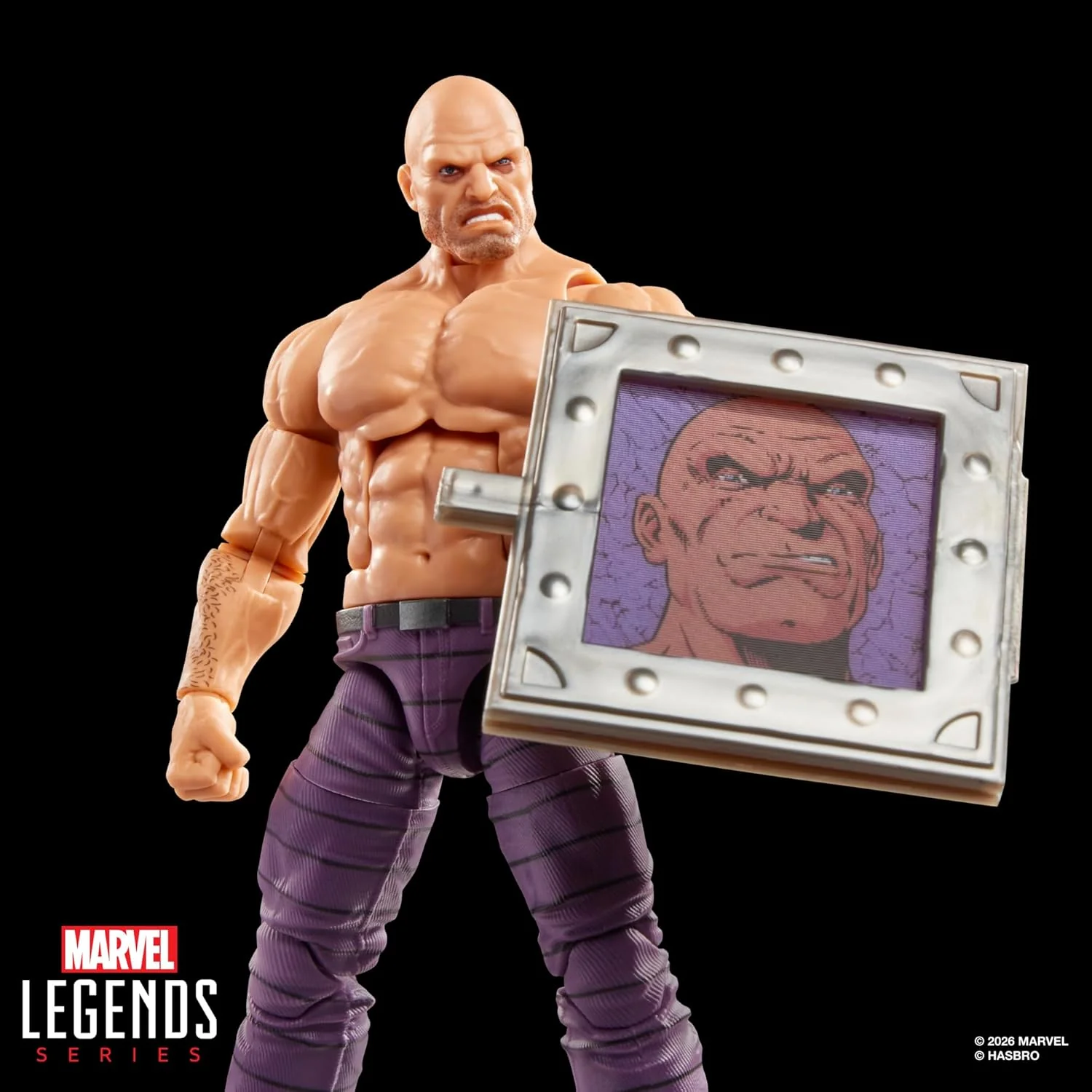 Marvel Legends Series, Figurine de Collection Secret Wars Absorbing Man de 15 cm avec Bouclier lenticulaire, inspirée des Bandes dessinées Marvel - Image 3