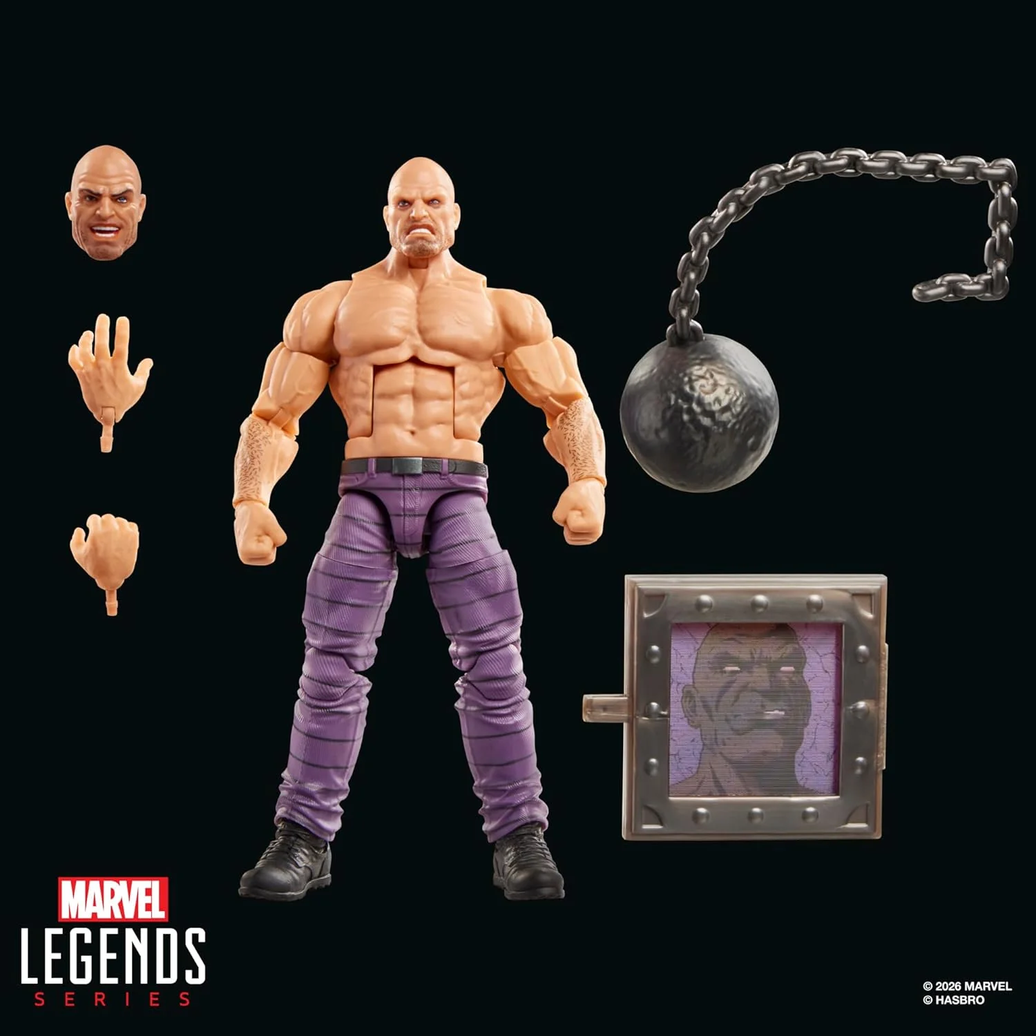 Marvel Legends Series, Figurine de Collection Secret Wars Absorbing Man de 15 cm avec Bouclier lenticulaire, inspirée des Bandes dessinées Marvel - Image 4