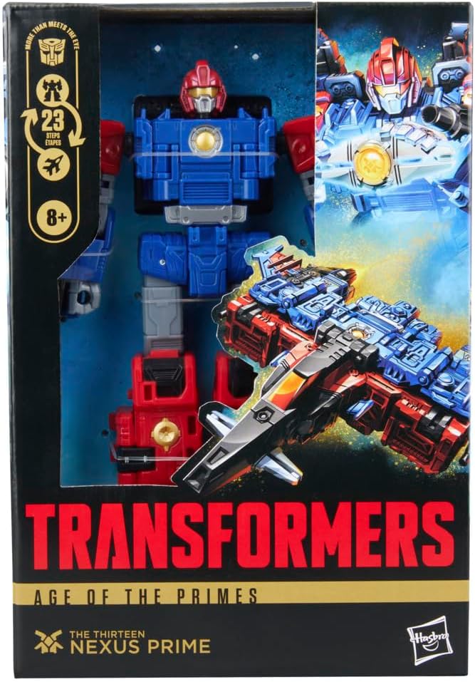 Transformers, Age of the Primes Voyager Class, Nexus Prime dei Tredici, action figure convertibile da 15 cm, giocattoli di robot dagli 8 anni in su - Image 2