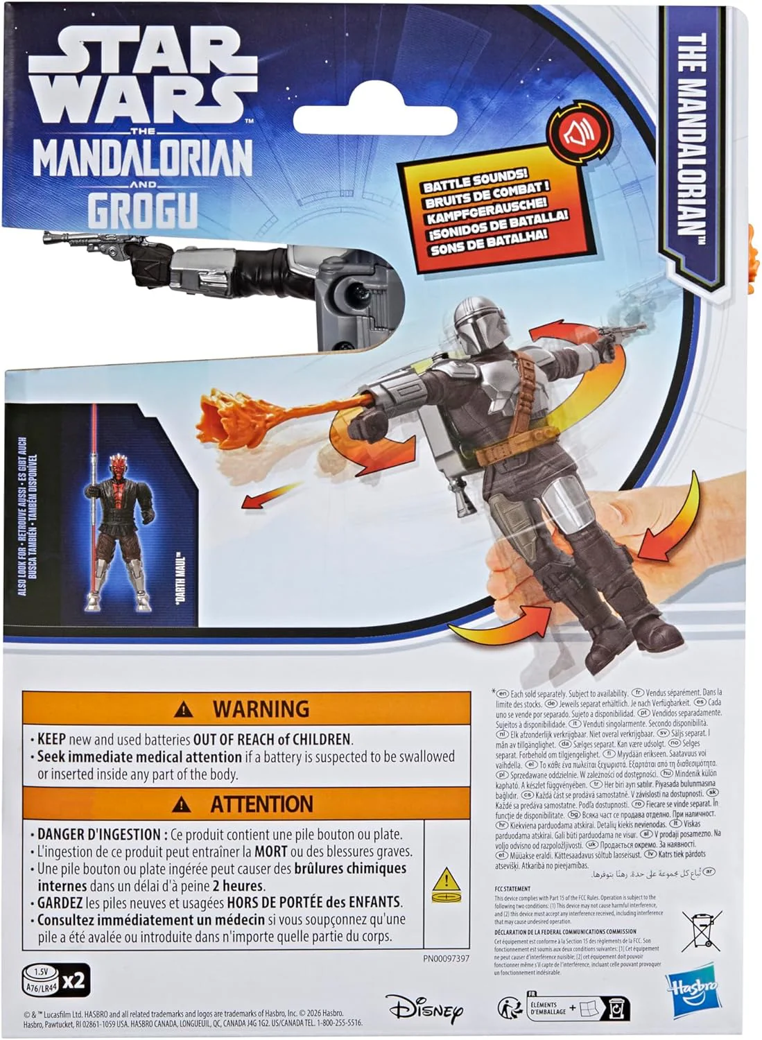 Star Wars The Mandalorian Action FX, 15-cm Action Figure with Sound Effects, Interactive Toys for Boys & Girls Ages 4+ - Image 4