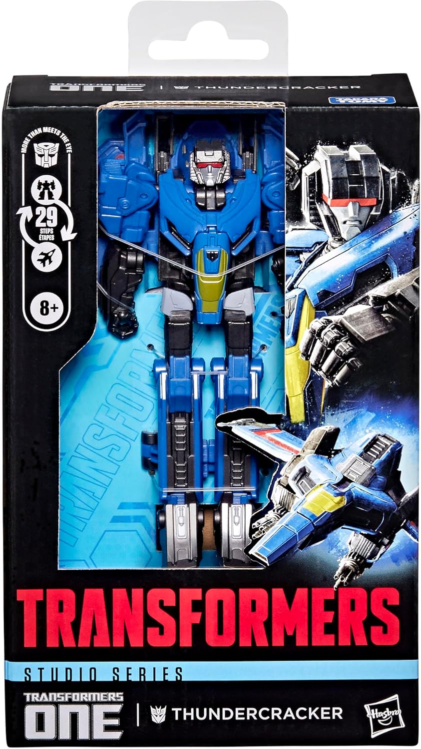 Transformers Studio Series Deluxe Class, action figure convertibile di Thundercracker da 13 cm, ispirata al film One, giocattoli di robot per bambini e bambine dagli 8 anni in su - Image 4