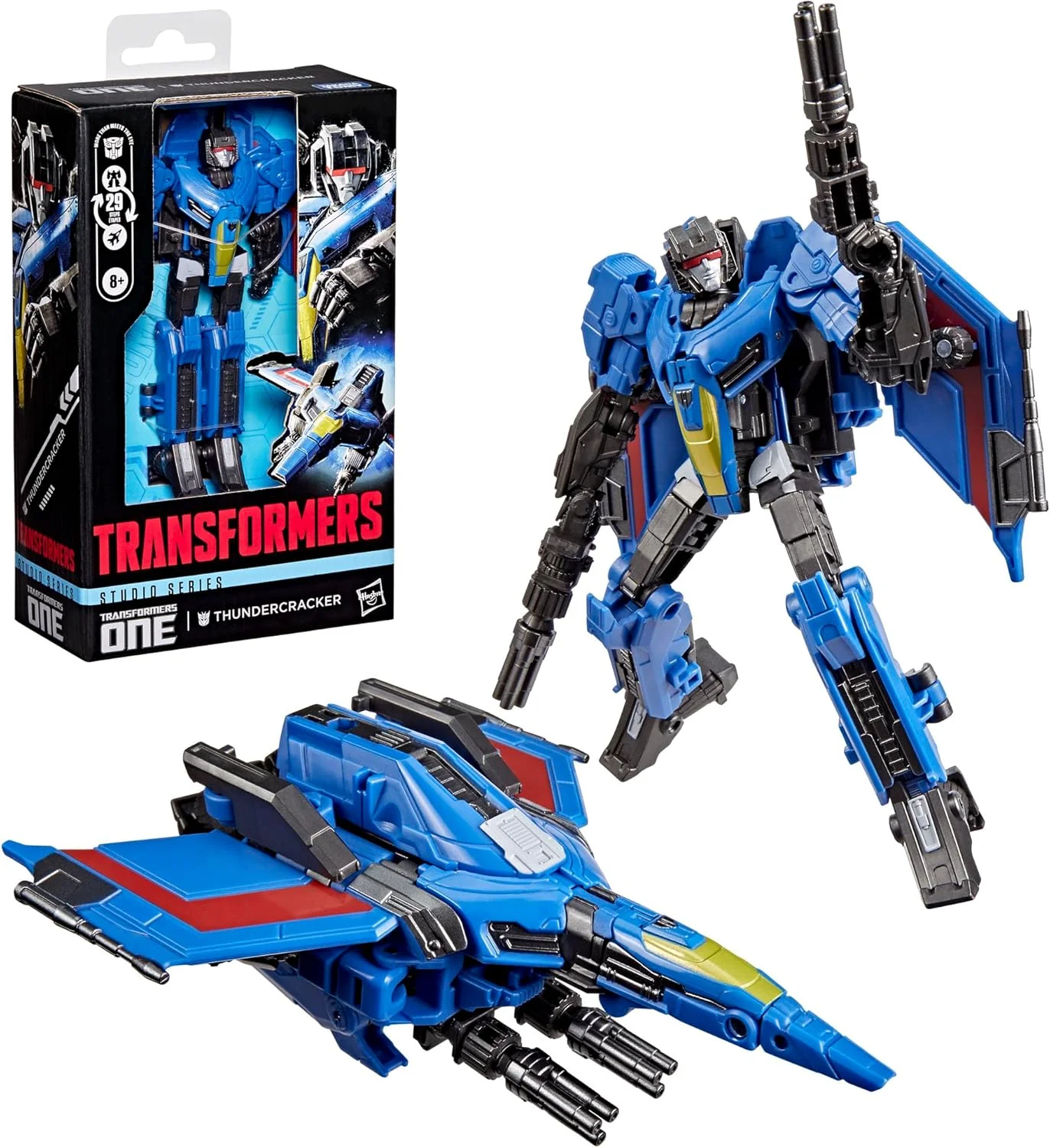 Transformers Studio Series Deluxe Class, action figure convertibile di Thundercracker da 13 cm, ispirata al film One, giocattoli di robot per bambini e bambine dagli 8 anni in su - Image 5