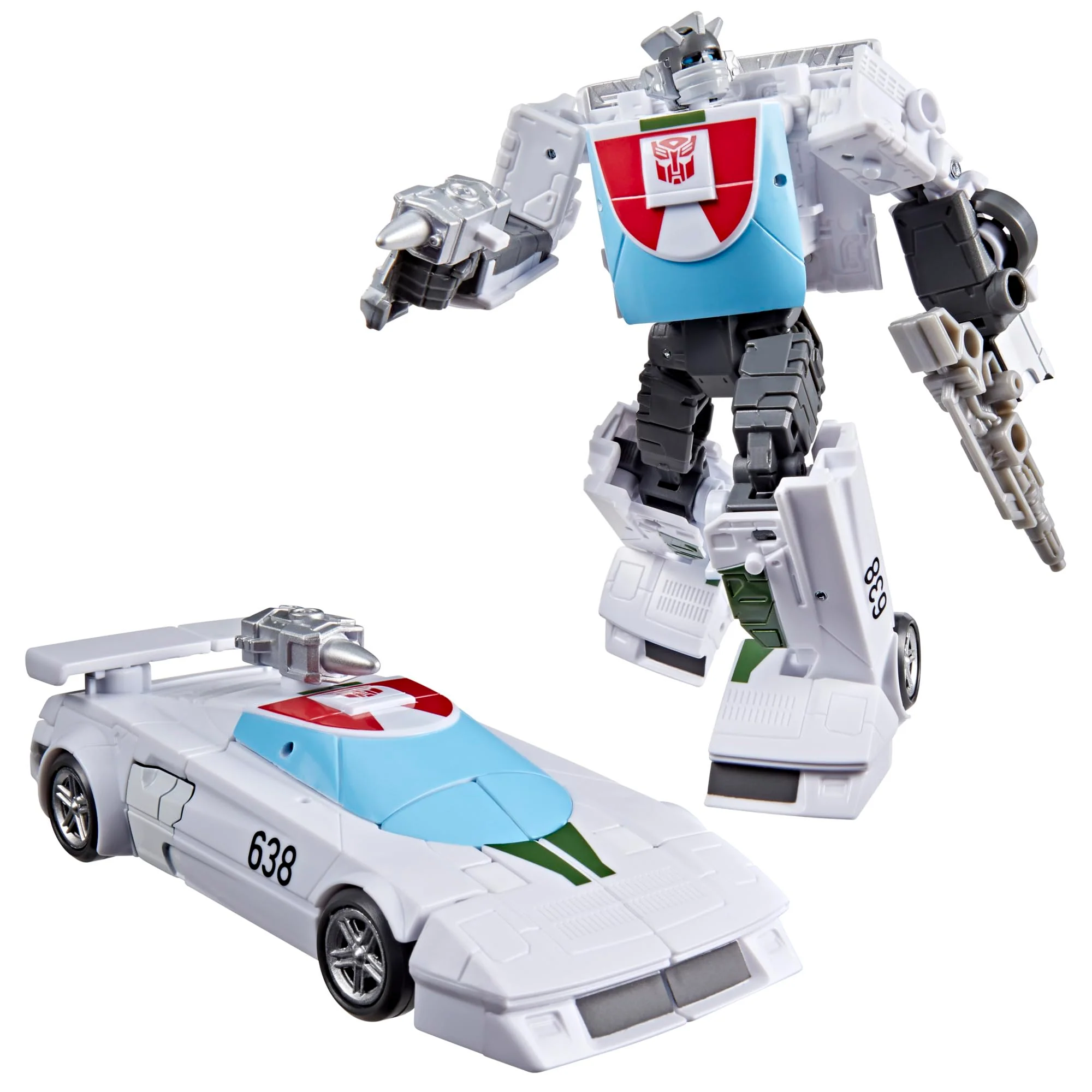 Transformers Studio Series Deluxe Class, action figure convertibile di Wheeljack da 12,5 cm, ispirata al film The Movie, giocattoli di robot per bambini e bambine dagli 8 anni in su