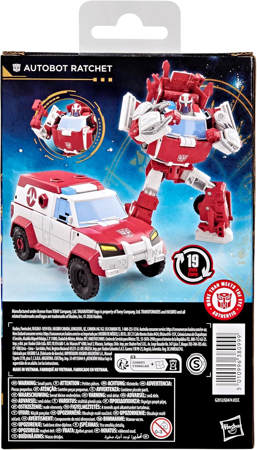 Transformers Age of the Primes Autobot Ratchet, verwandelbare Deluxe-Klasse Action-Figur (14,5 cm), Roboter-Spielzeug ab 8 Jahren - Image 4