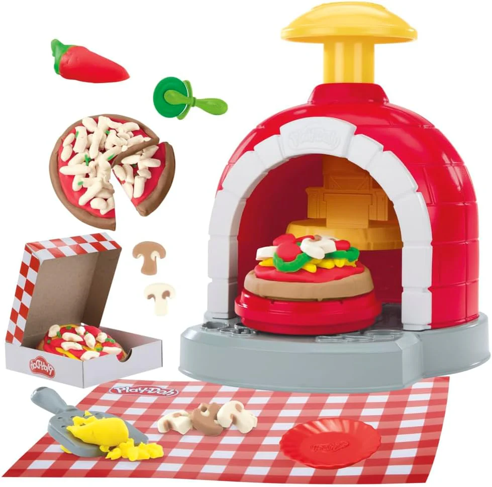 Play-Doh Bunte Pizzeria Spielset, 8 Accessoires & 5 Farben, Kinderspiel-Lebensmittel & Kochspielzeug, ab 3 Jahren - Image 5