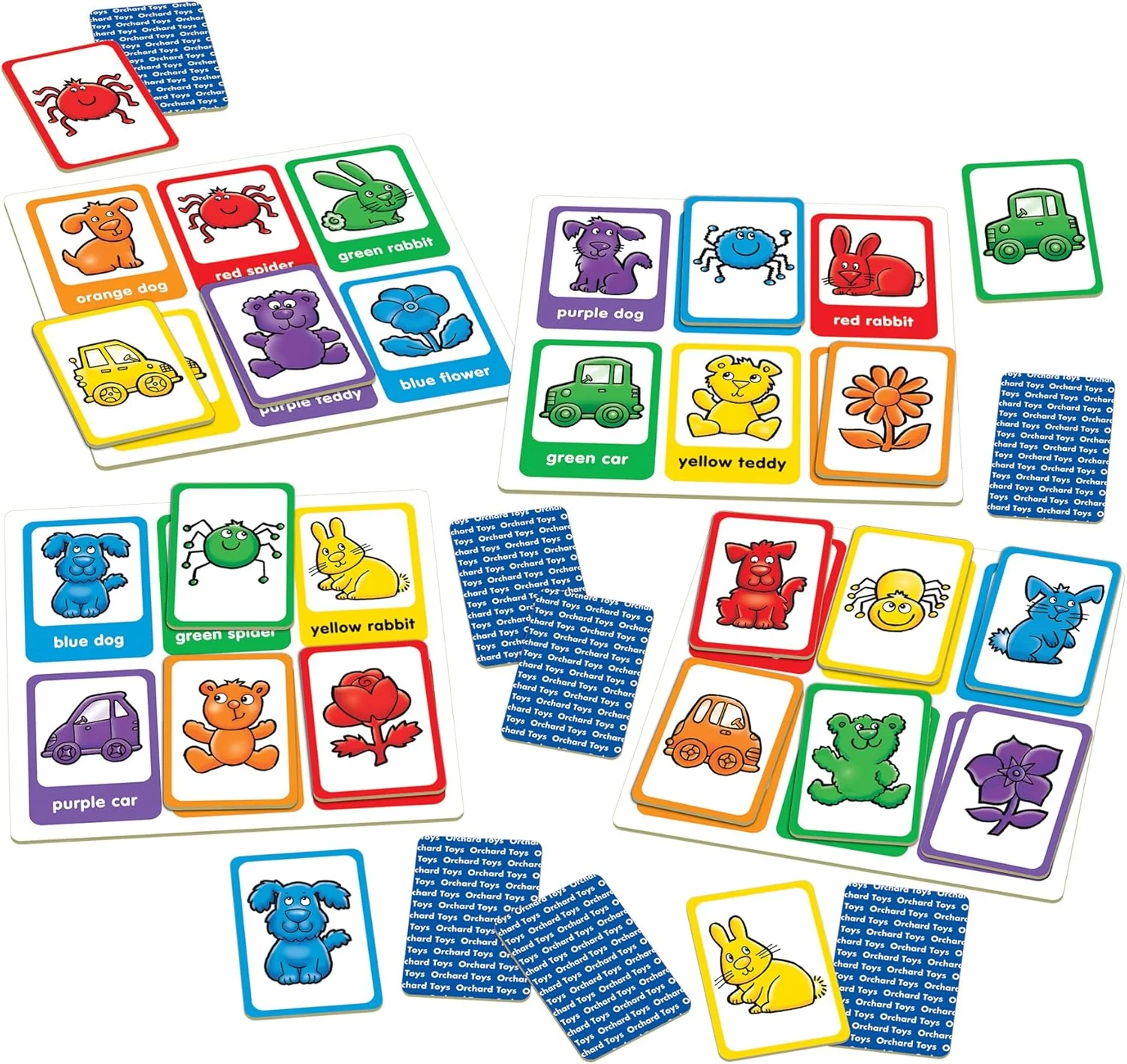 Orchard Toys Red Dog Blue Dog Lotto Game, A Fun First Matching and Memory Game, Perfect For Children Aged 2-5, Develops Memory Skills - Image 3