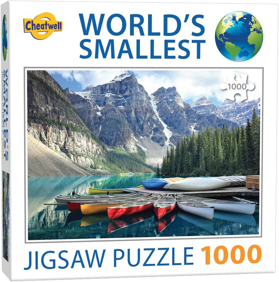 Cheatwell Games 1000 Piece Jigsaw World's Smallest Puzzle Banff - Image 3