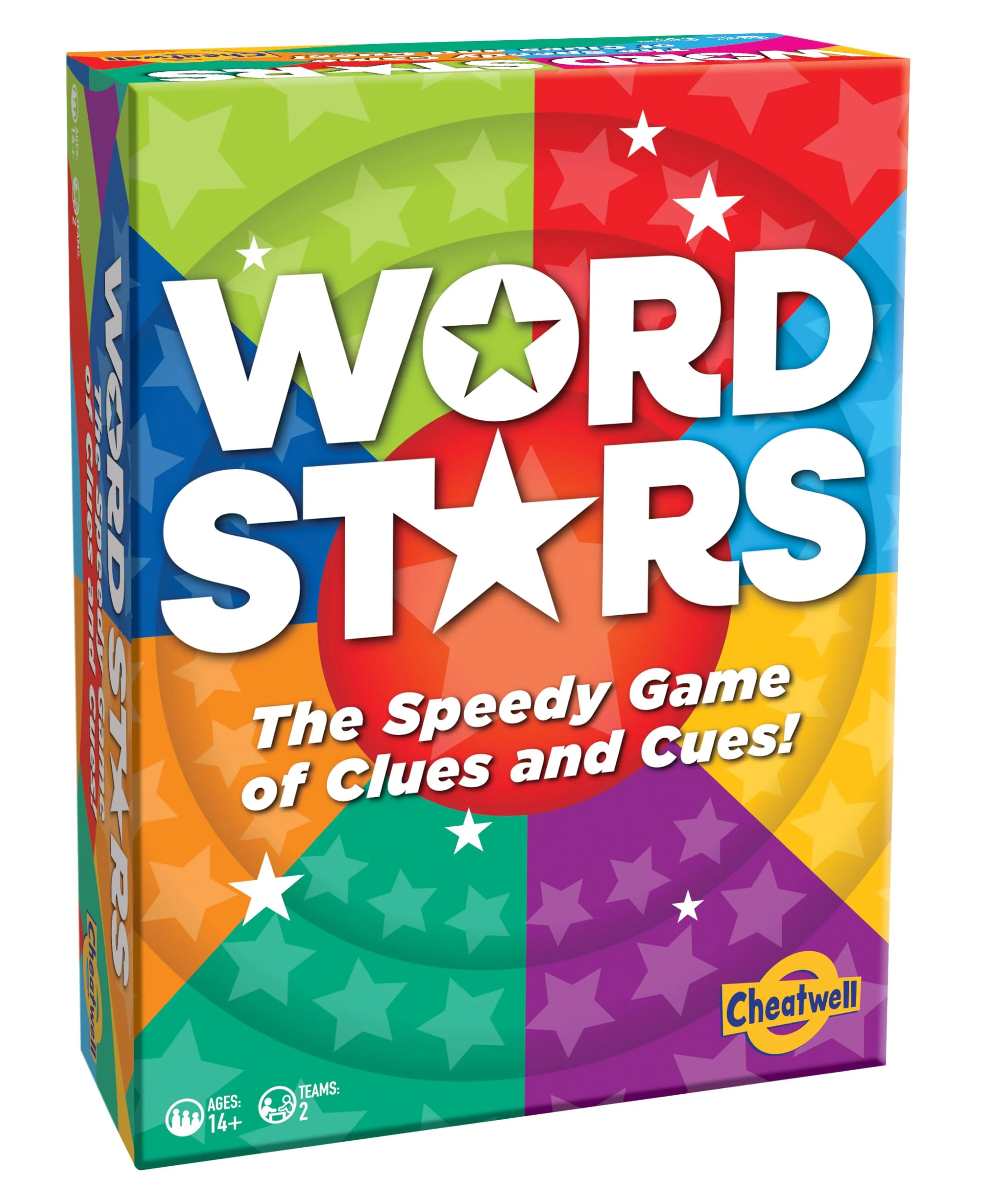 Cheatwell Games Word Stars | The Game Of Cracking Cryptic Clues To Find The Mystery Word | Ages 14+ 2 Teams