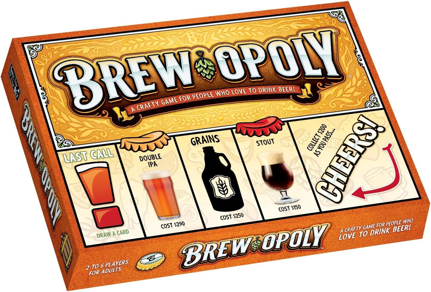 Brew-Opoly Property Trading Board Game - A Game For Adults - Strategy Fun For 2 to 6 Players - 18+ - A Crafty Game For People Who Love To Drink - Image 2