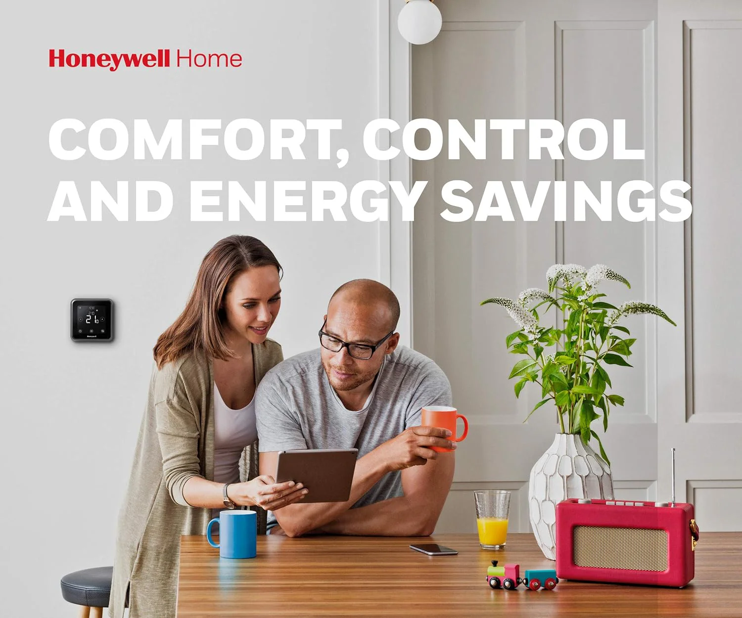 Honeywell Y6R910Wf6042 T6 Draadloze Kamerthermostaat Montagewijze: Opbouw (Op Muur) 1 Stuk(S) - Image 3