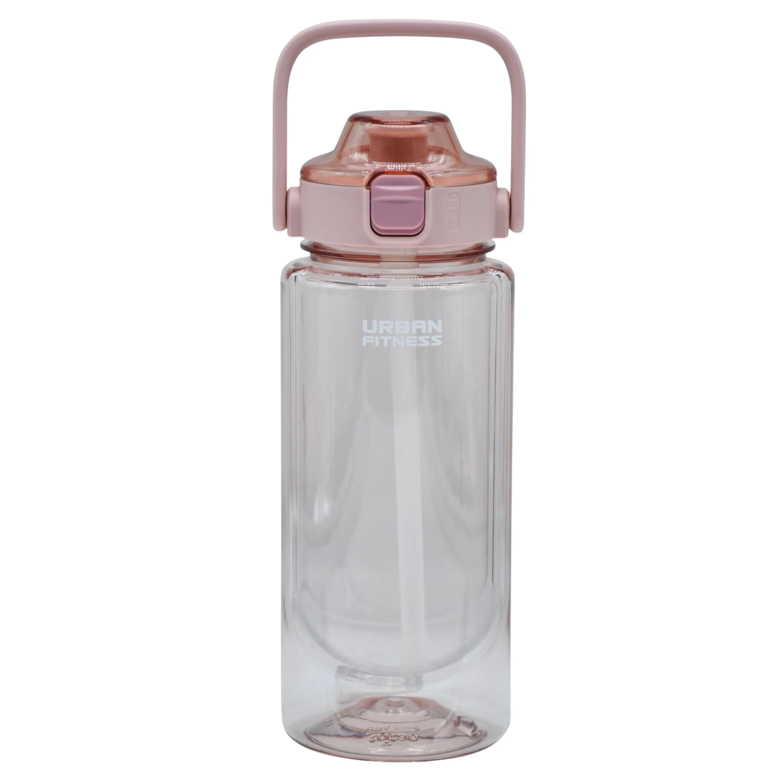 VitalFlow Water Bottle, 1000ml BPA Free Tritan Reusable Sports Bottle with Straw, Leakproof Flip Lid and Carry Handle for Gym, Work and Travel