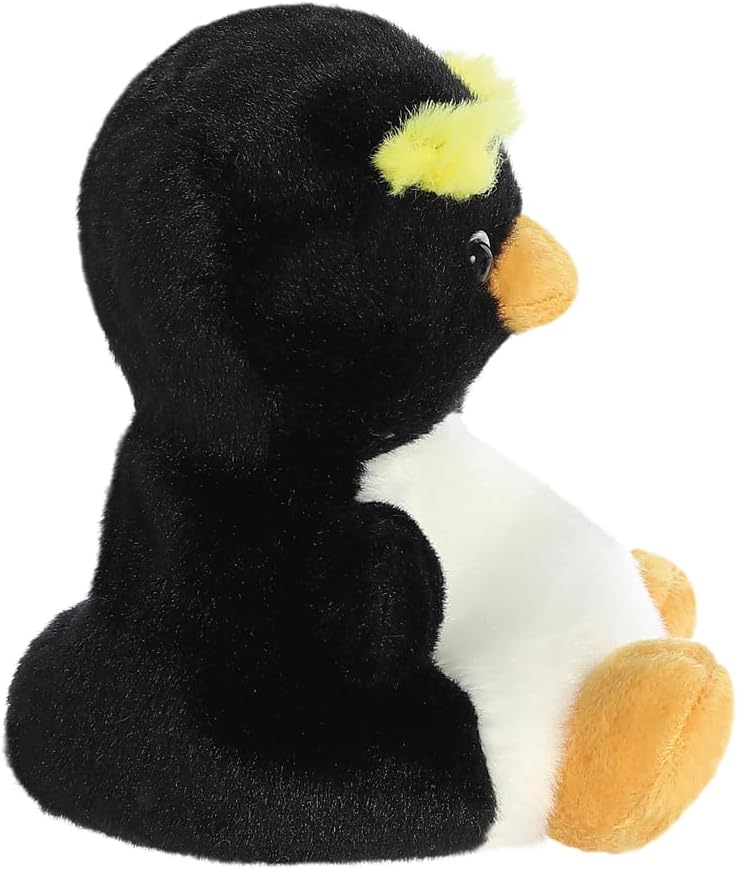 AURORA - 33694 - Palm Pals Rocco Rockhopper Penguin 13cm Soft Toy - Black - Fun Collectable Plush for Kids and Adult Collectors - Perfect for Birthdays, Gifts or Any occasion - Image 3