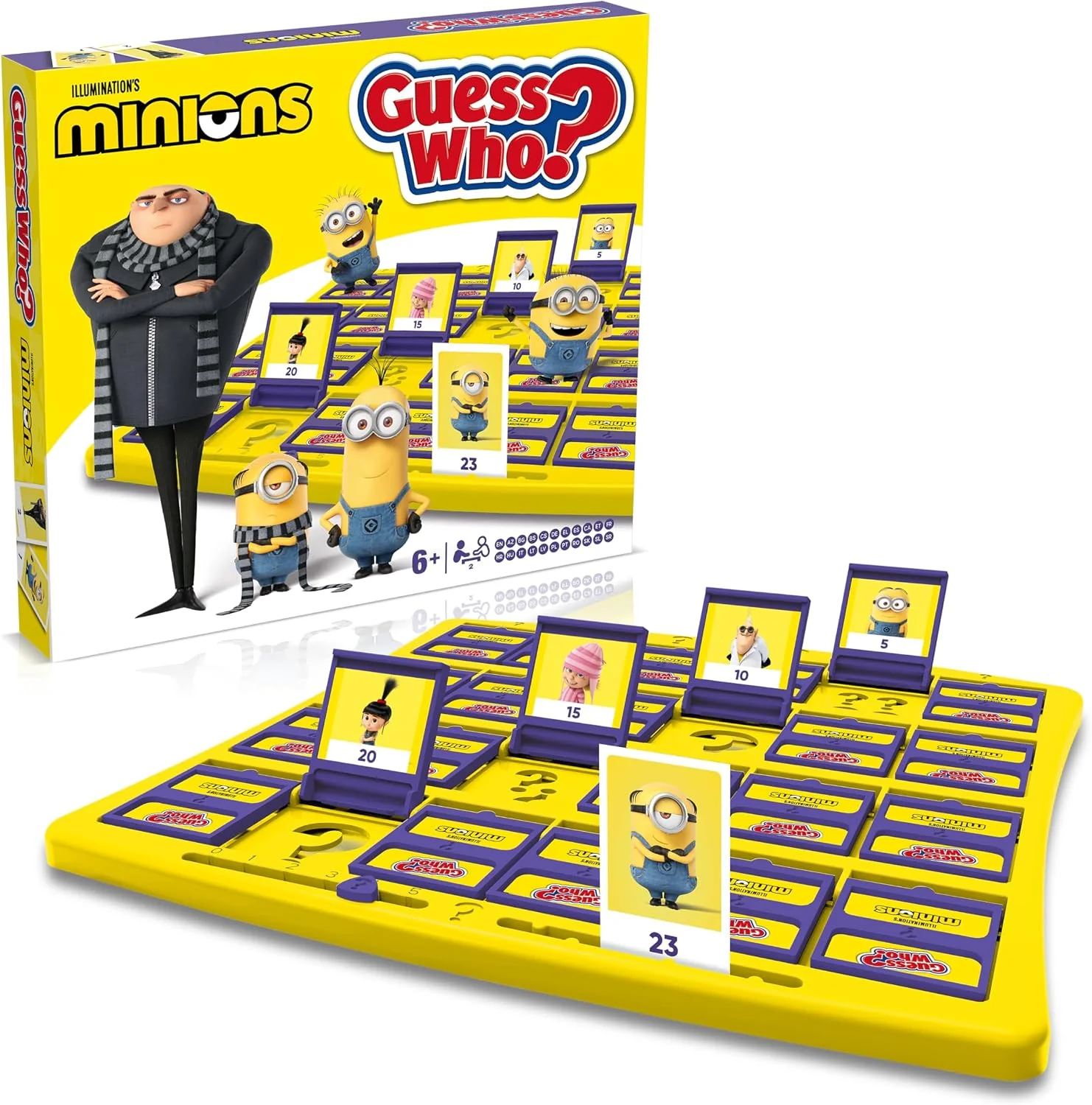 Winning Moves Minions Guess Who? Classic Guessing Board Game for Families and Minions Fans great gift for ages 6 plus - Image 2