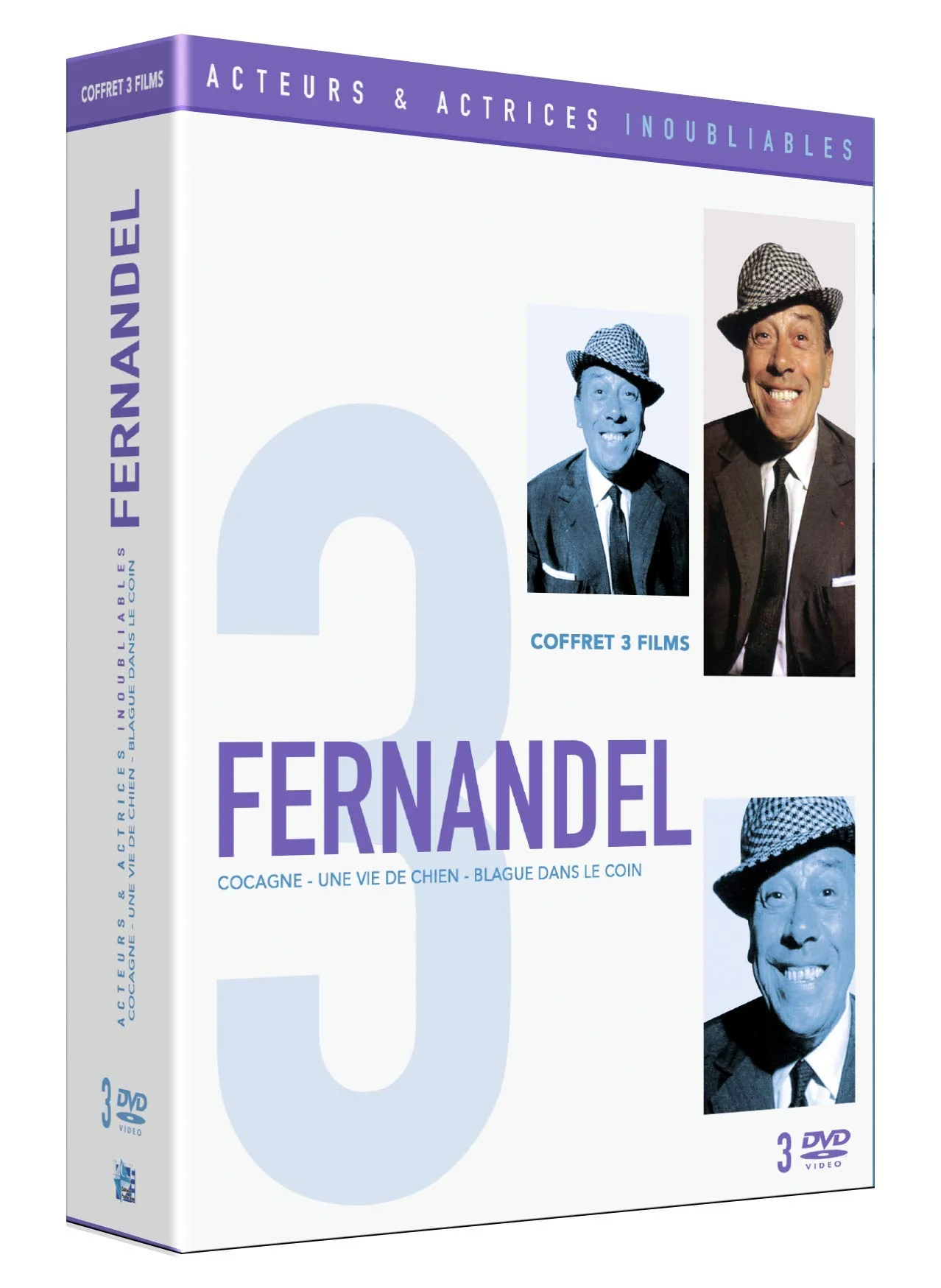 Coffret fernandel 3 films : cocagne ; blague dans le coin ; une vie de chien