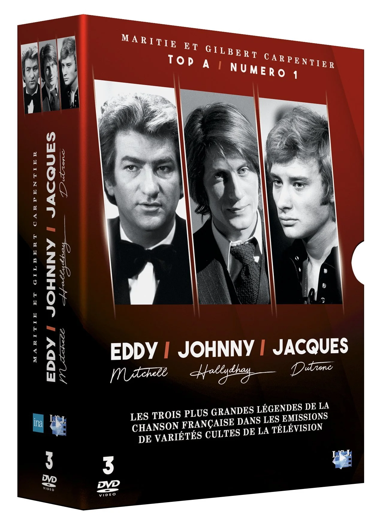 Top A Johnny Hallyday+Eddy Mitchell+Jacques Dutronc