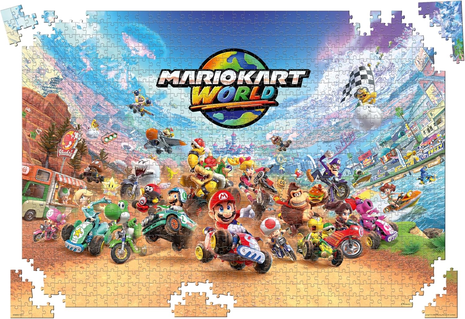 Winning Moves Mario Kart Puzzle 1000 Pieces (+ Poster) - Toys for Kids 10+ Years and All Game Fans, to Play Alone or in Company - Image 7