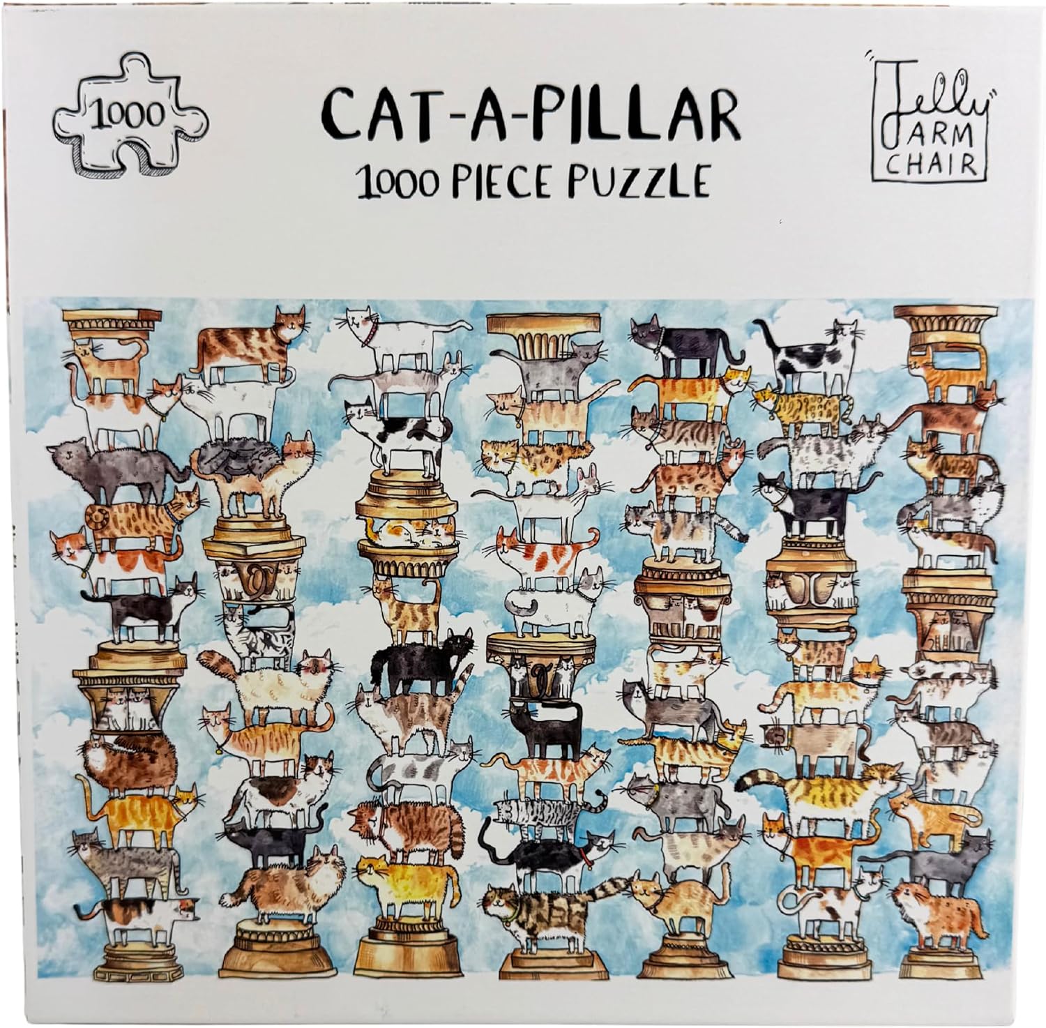 Jelly Armchair Cat-A-Pillar 1000 Piece Puzzle - Image 2
