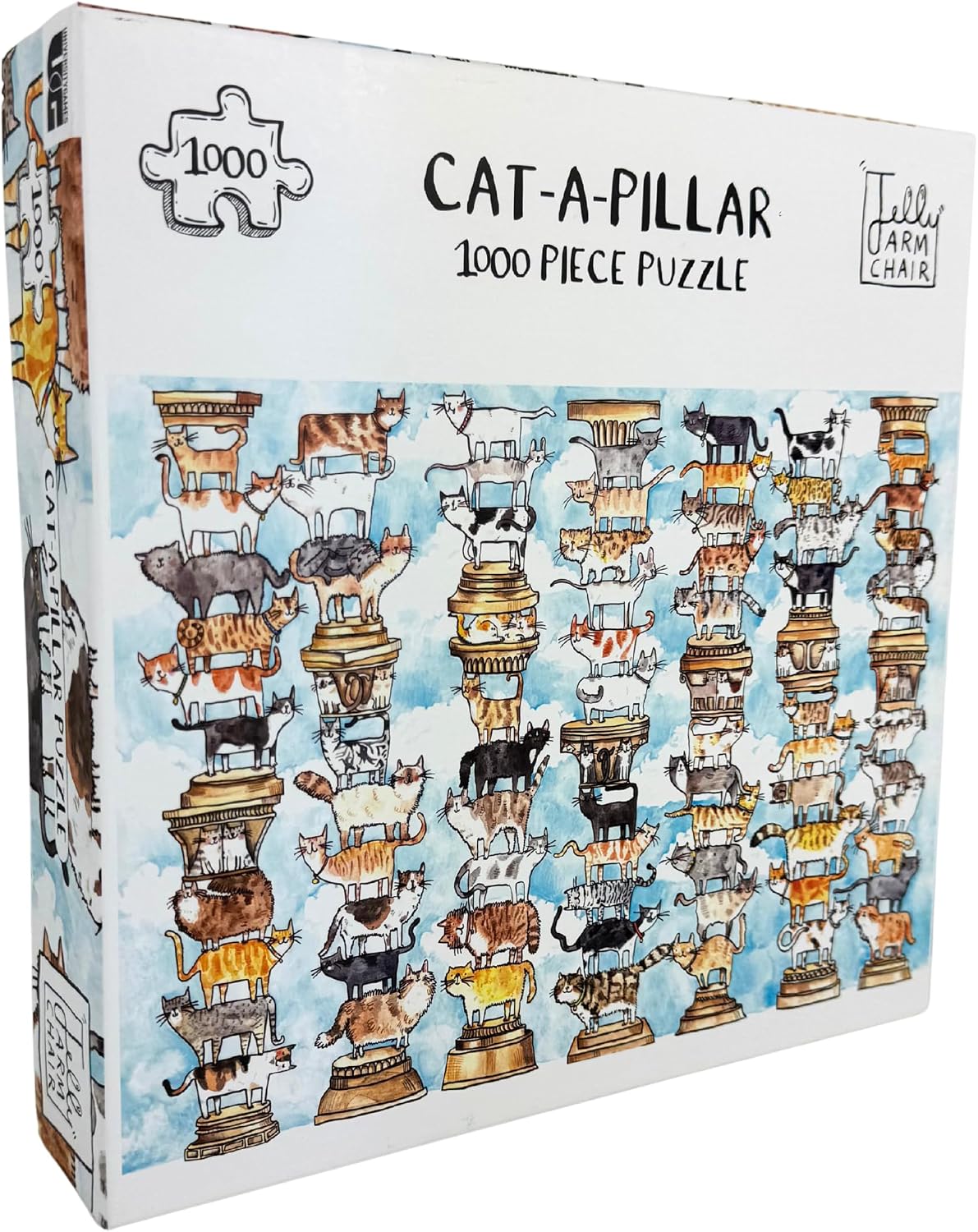 Jelly Armchair Cat-A-Pillar 1000 Piece Puzzle - Image 4