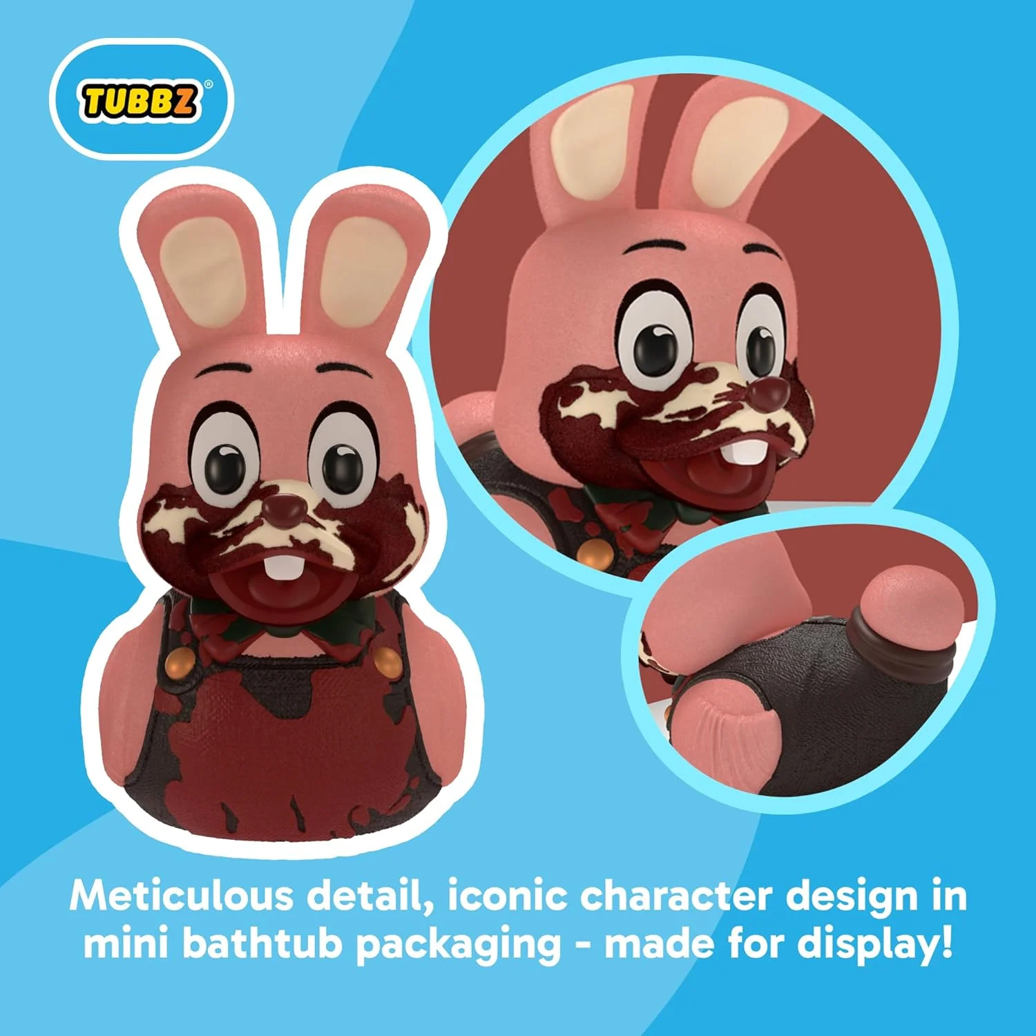 TUBBZ Mini: Silent Hill - Robbie the Rabbit Cosplaying Rubber Duck Vinyl figure – Official Collectible for Fans of Silent Hill - Image 5