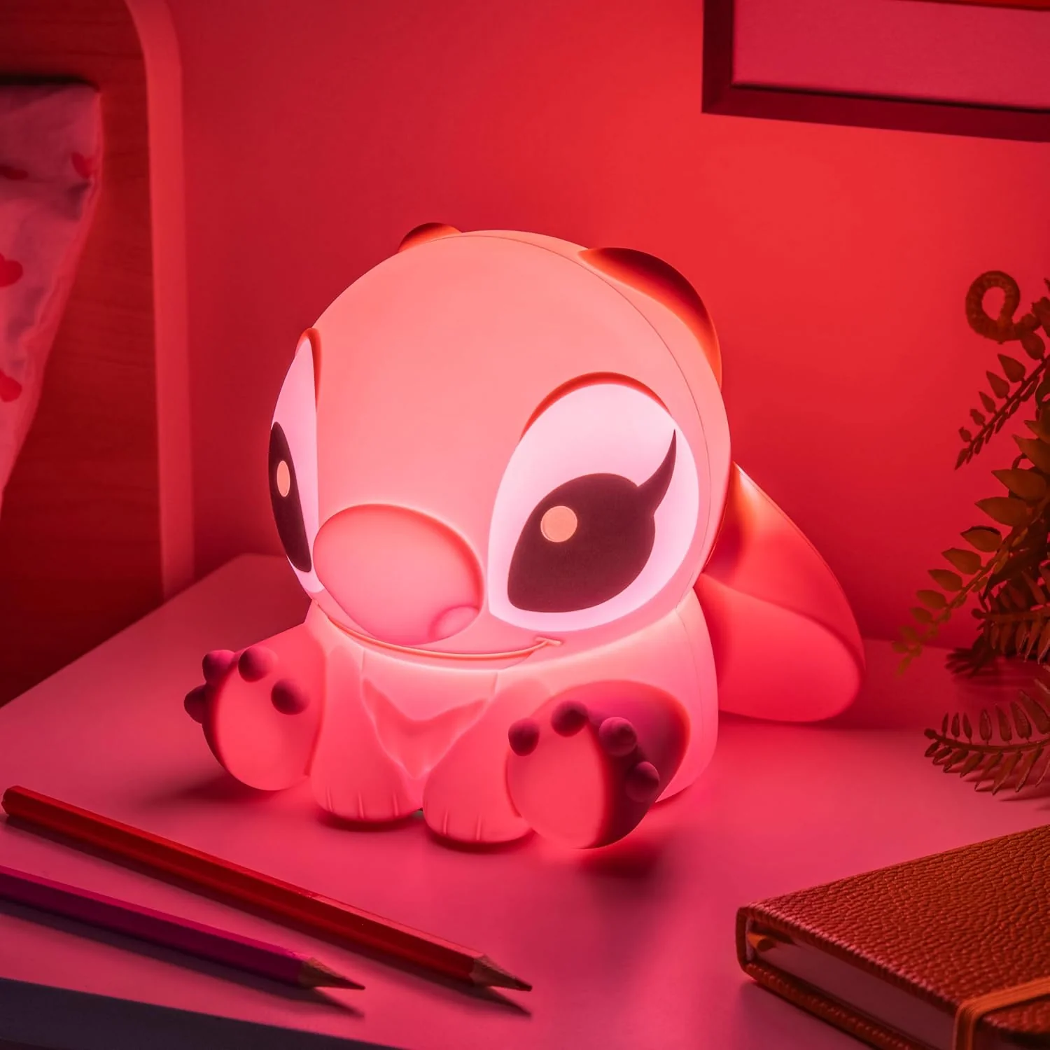 Paladone Disney Angel SquishyGlo Rechargeable Silicone Night Light, 14.5cm, 1–3 Hour Timer, 3 Brightness Levels, Officially Licensed - Image 4