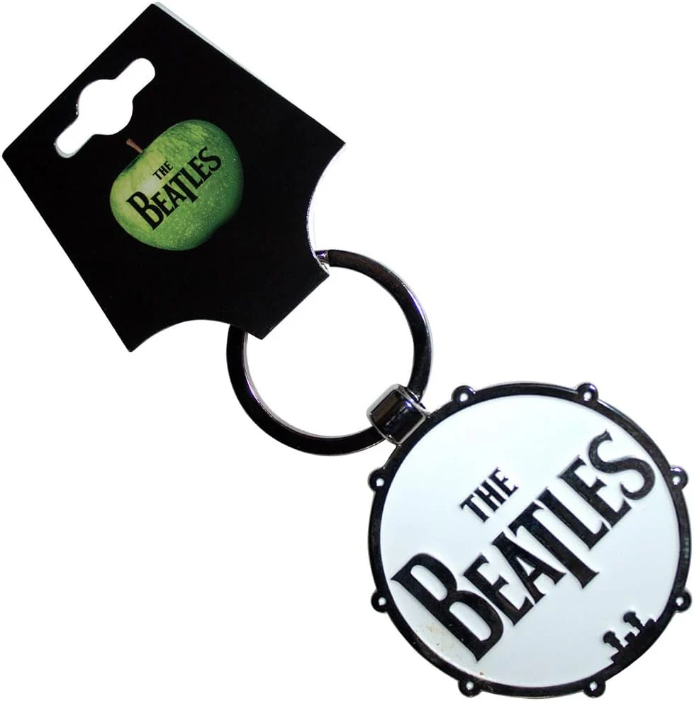 Beatles - The - The Beatles Keychain: Drop T/Sgt Pepper Drum Double-Sided - Image 4