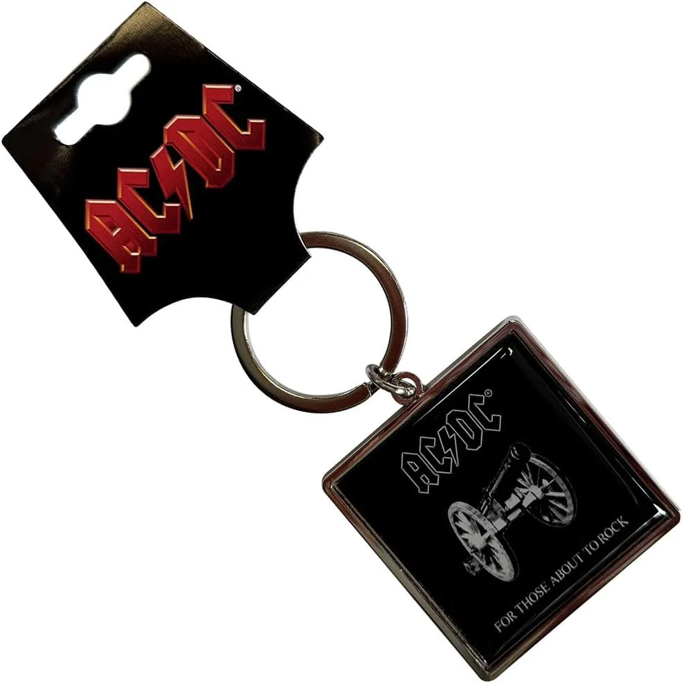 Ac/Dc: Ac/Dc Keychain. Logo Outline For Those About To Rock - Image 3