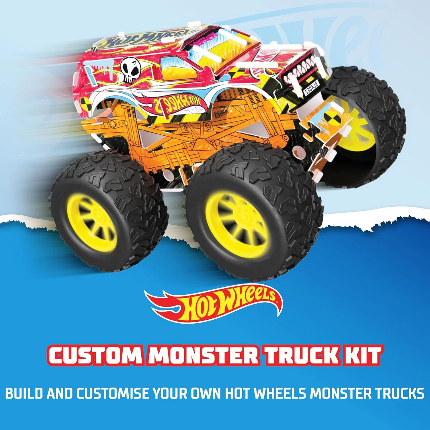 Hot Wheels - Creative Maker Kitz Custom Monster Truck Kit (Bla85606) - Image 4