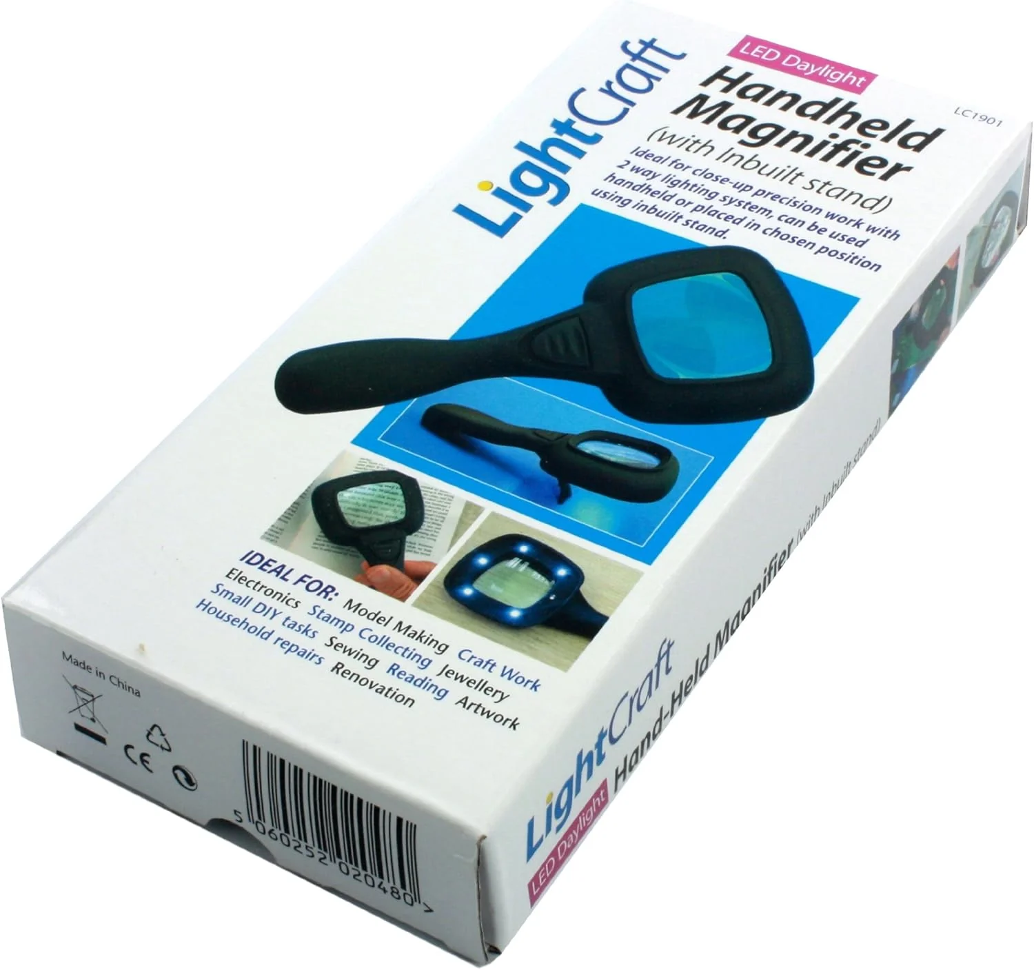 Lightcraft - Led Handheld Magnifier 4X (With Inbuilt Stand) - Image 2
