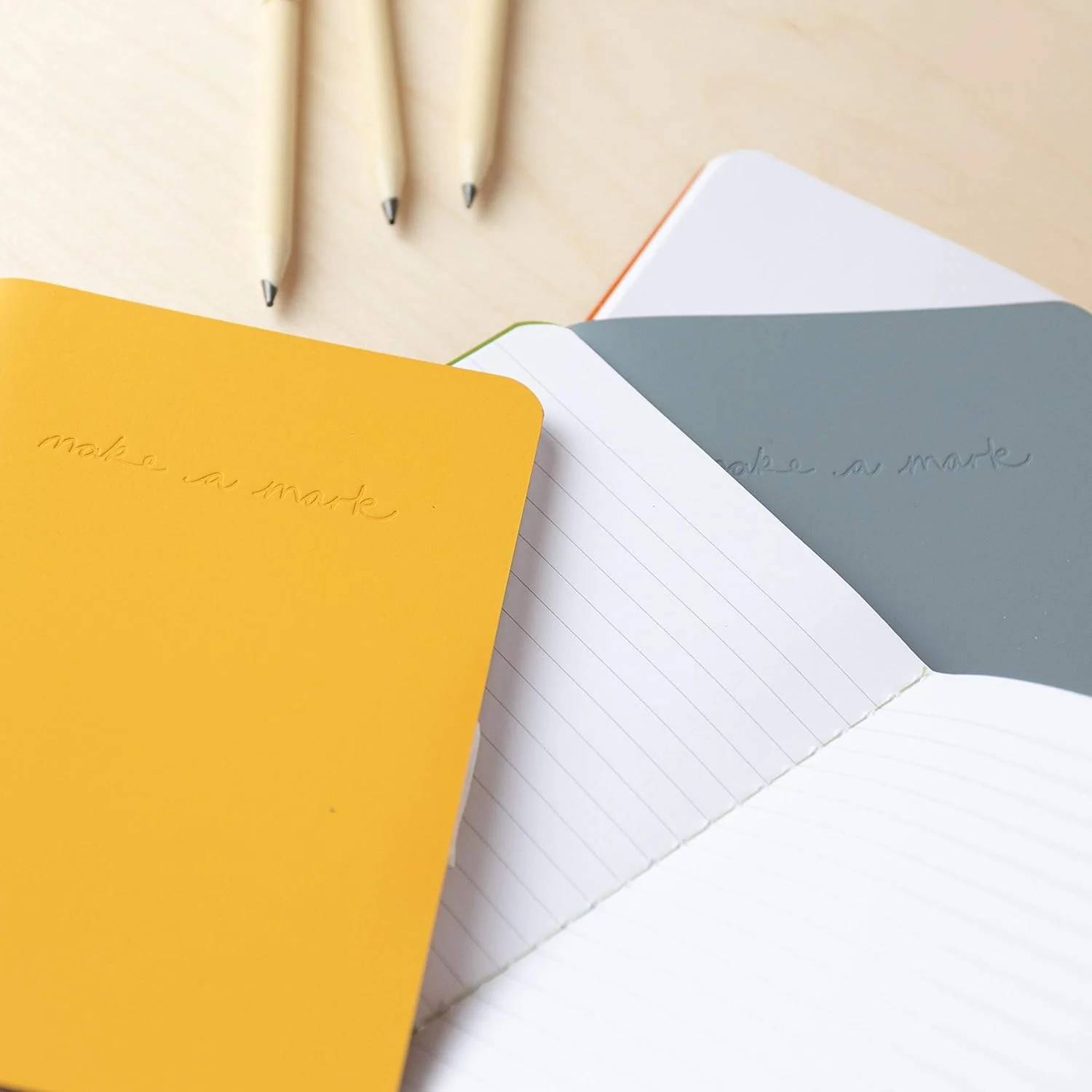 Recycled Leather Pocket Notebook - Mini Pocket Notebook (100 x 150mm) - Recycled Leather from The Make a Mark Range - Pocket - Image 5